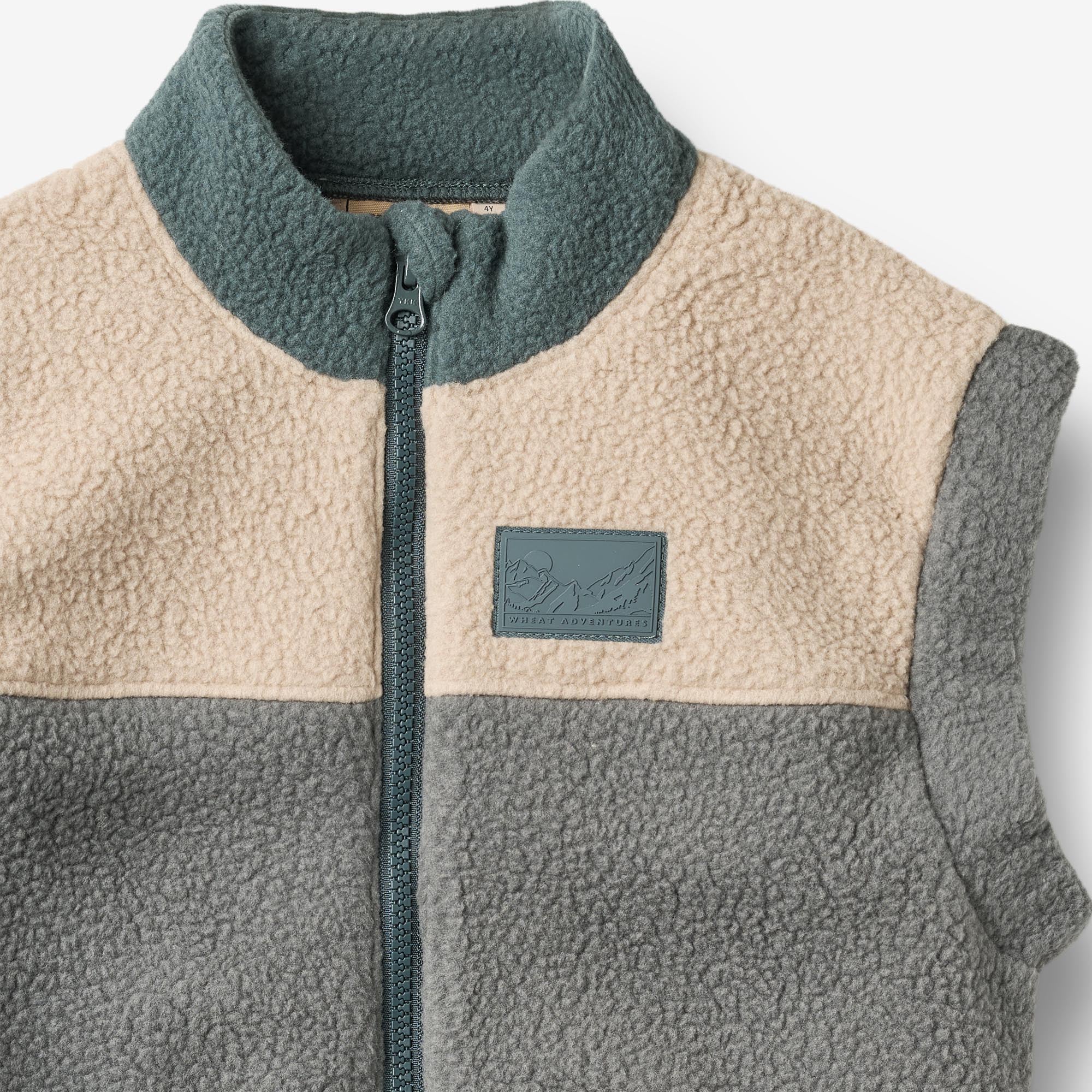 wheat-fleece-gilet-ask-weste-flint-recycling-fleece image 3