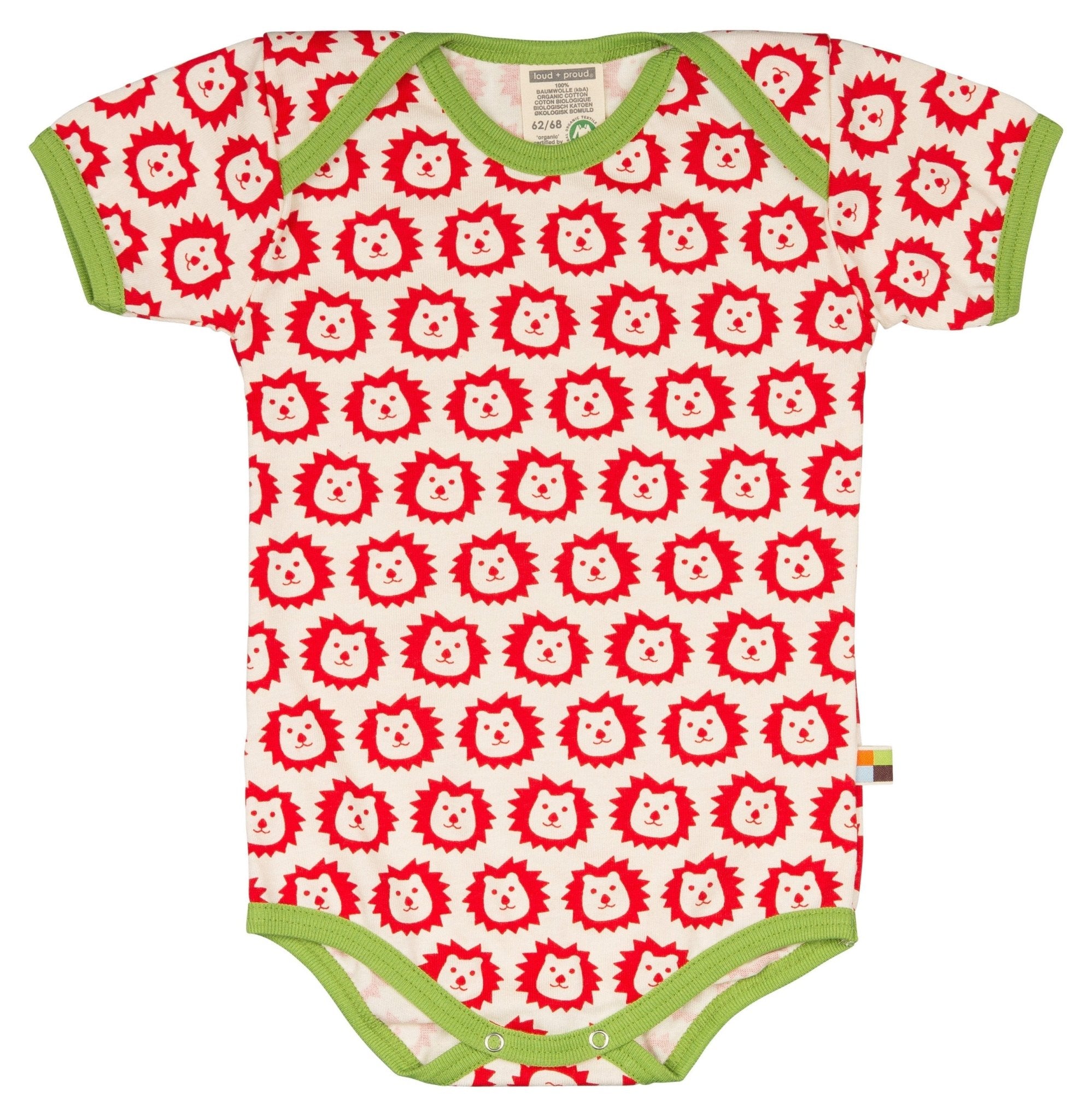loud-proud-classics-body-kurzarm-babybody-lime-druck image 3