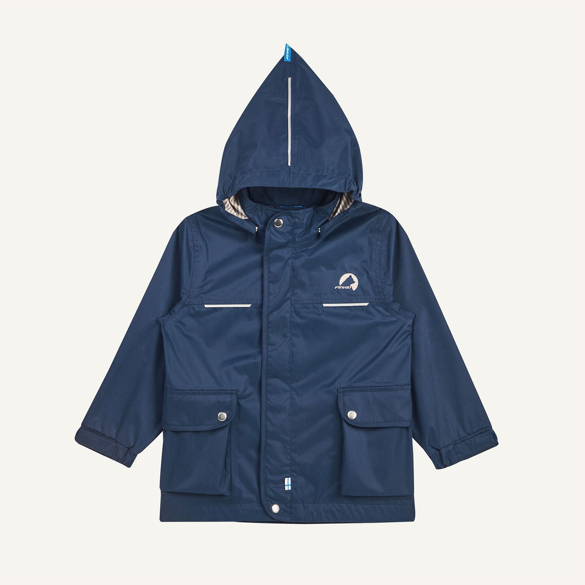 finkid-lokkimaa-kinder-outdoorparka-cinnamon-wasserdicht image 2