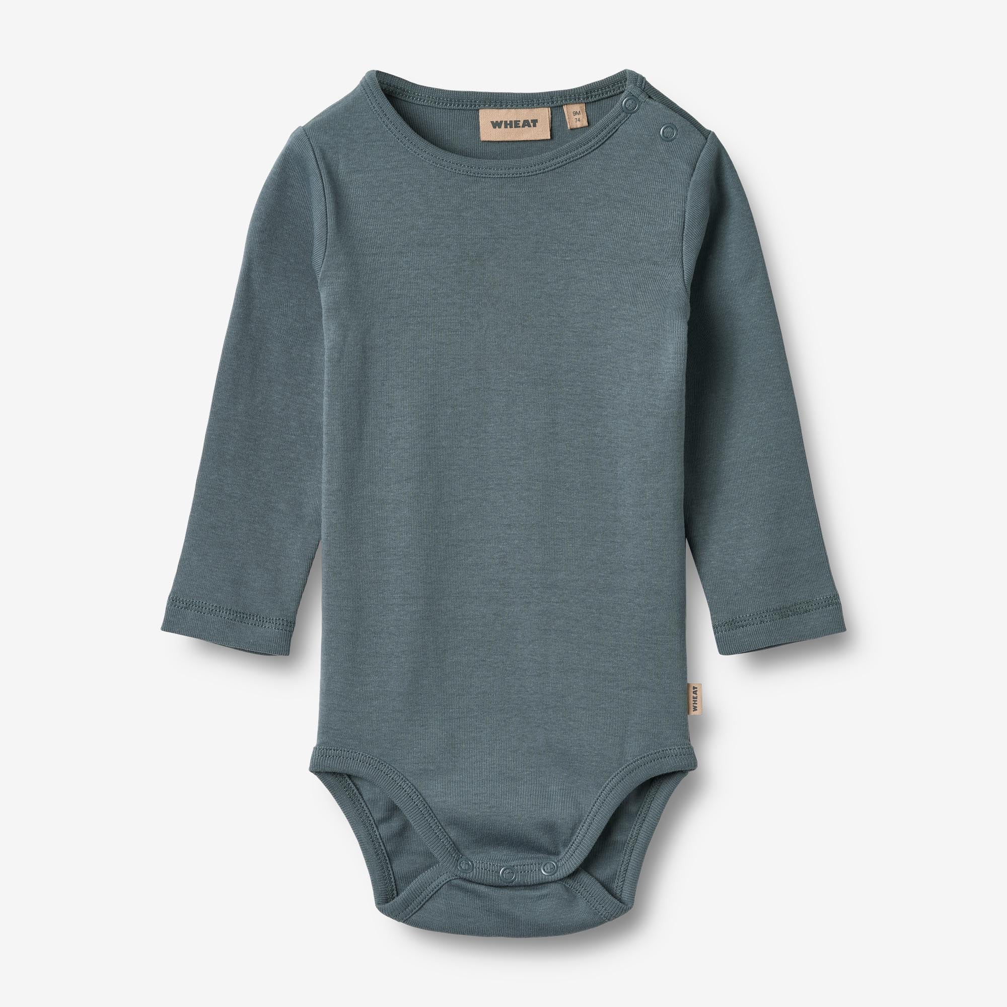 wheat-freddie-body-langarmbody-blue-multi-stripe-bio-2er image 5