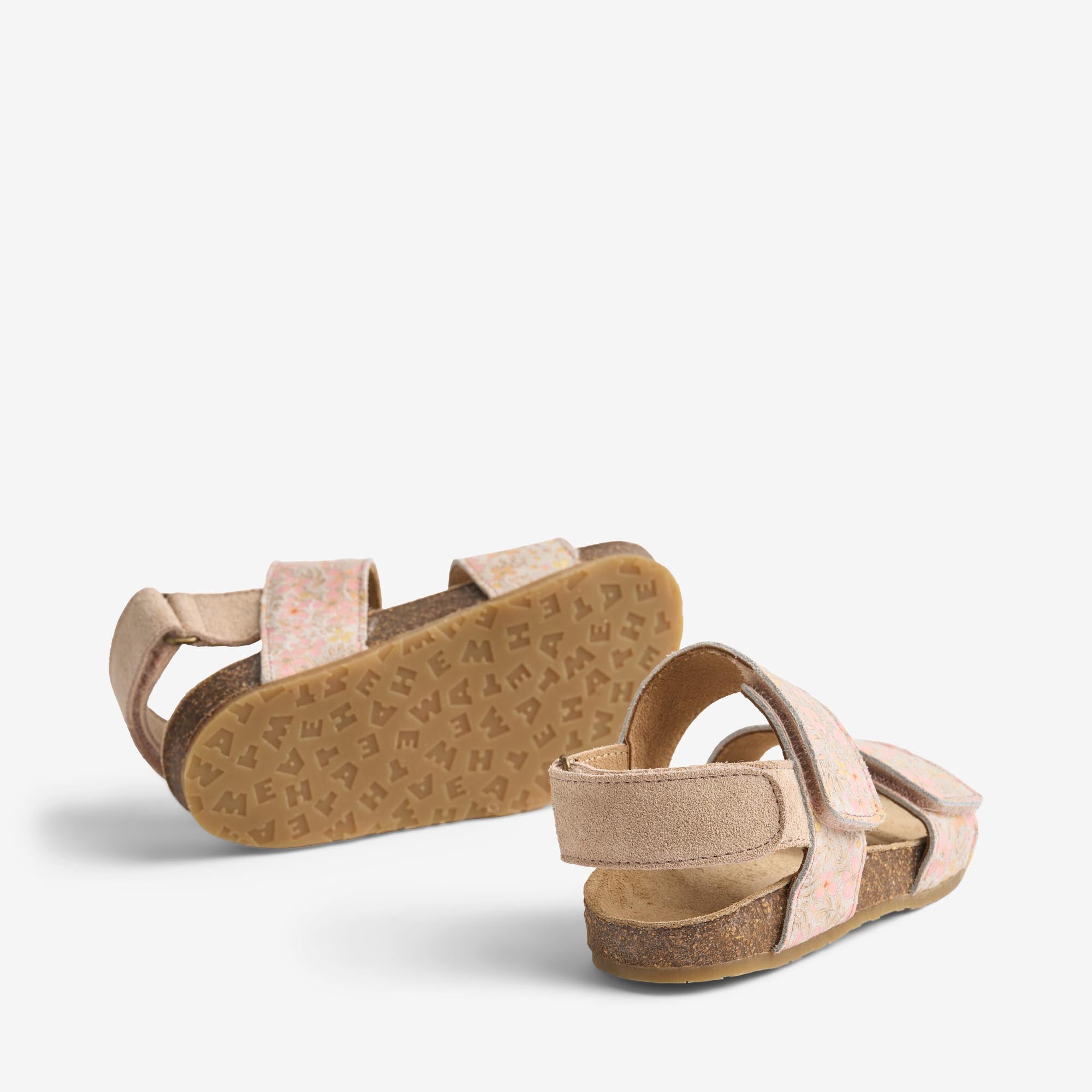 wheat-alphie-sandale-coral-flowers-wildleder image 2