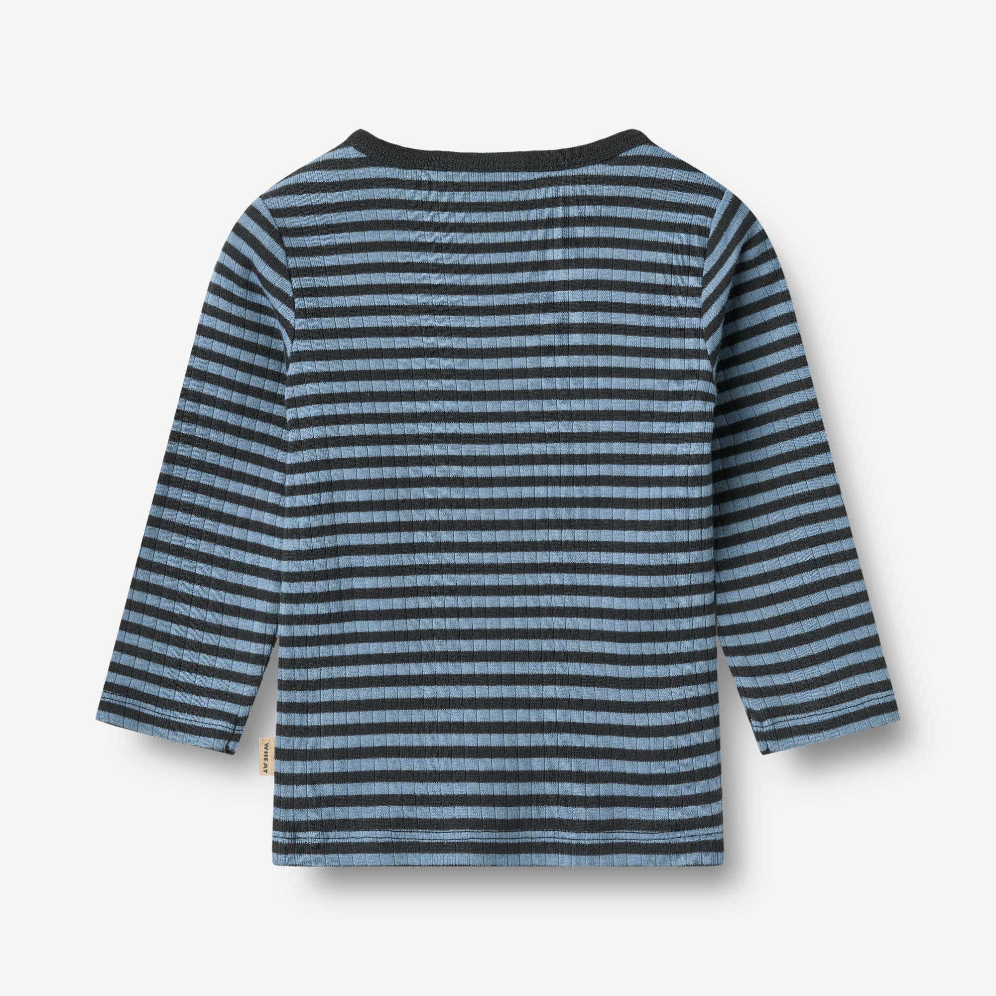 wheat-stig-langarm-shirt-bio-baumwolle-blau-gestreift image 2
