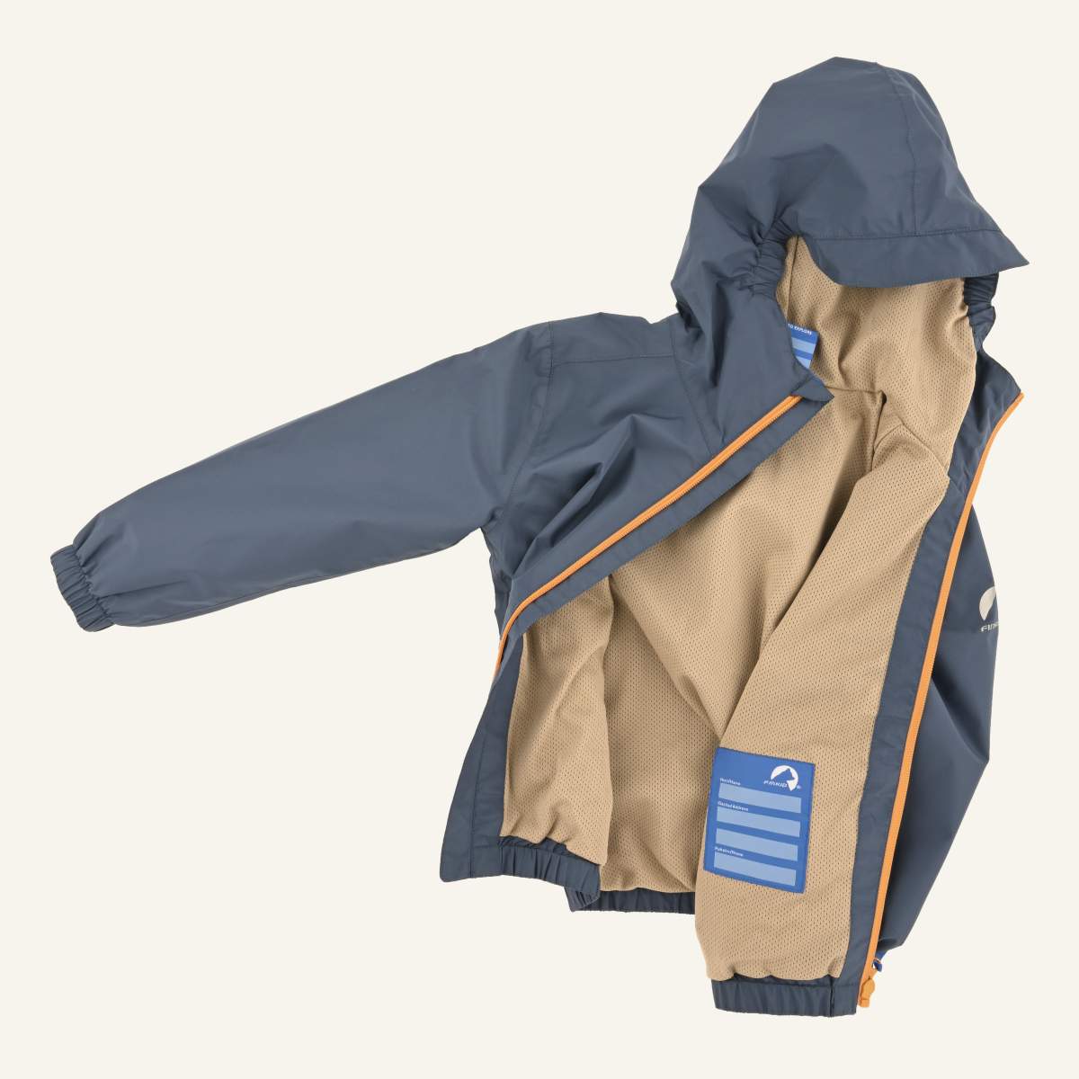 finkid-timi-air-regenjacke-lava-110-120-wasserdicht image 4