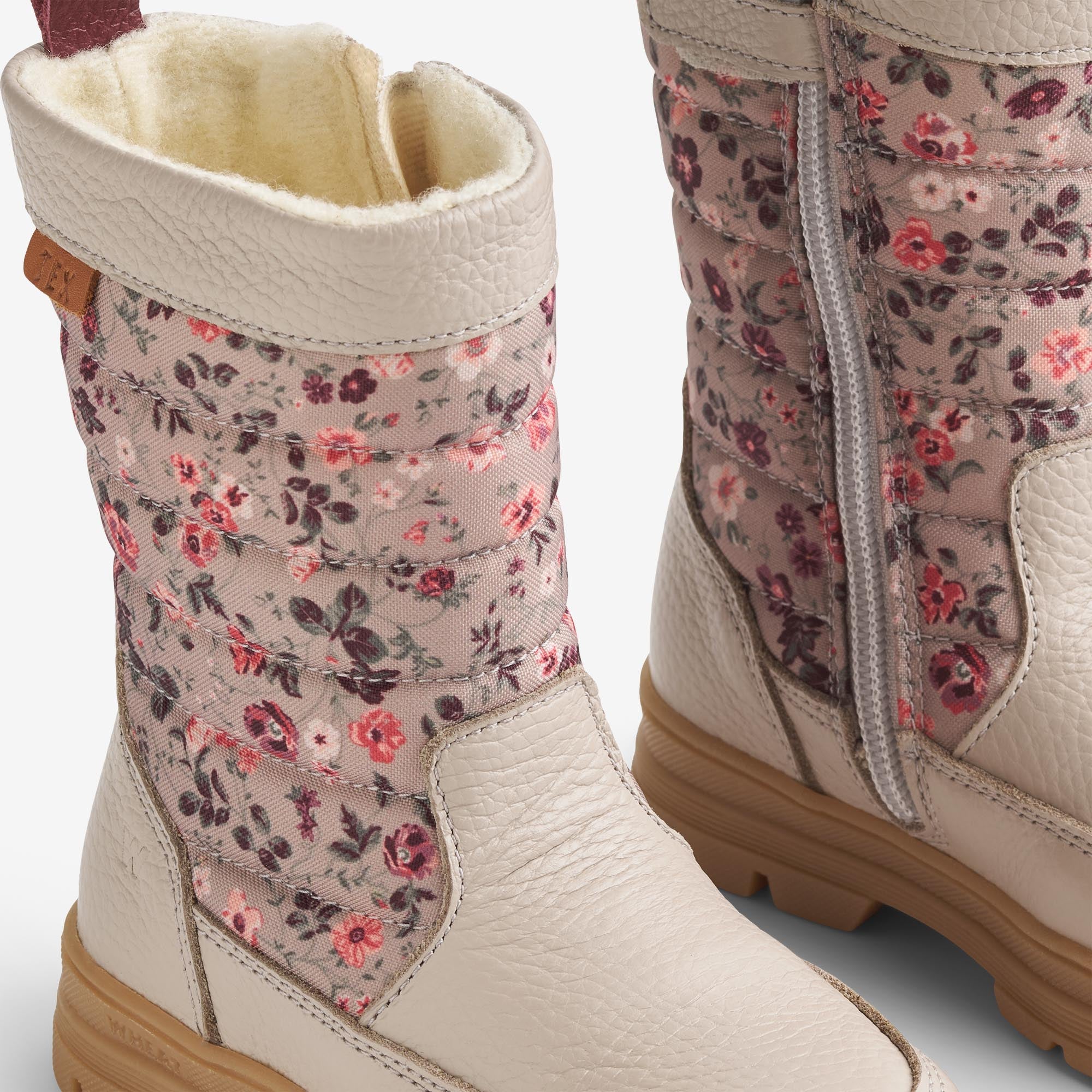 wheat-koa-tex-winterstiefel-grey-moon-flowers-wollfutter image 4