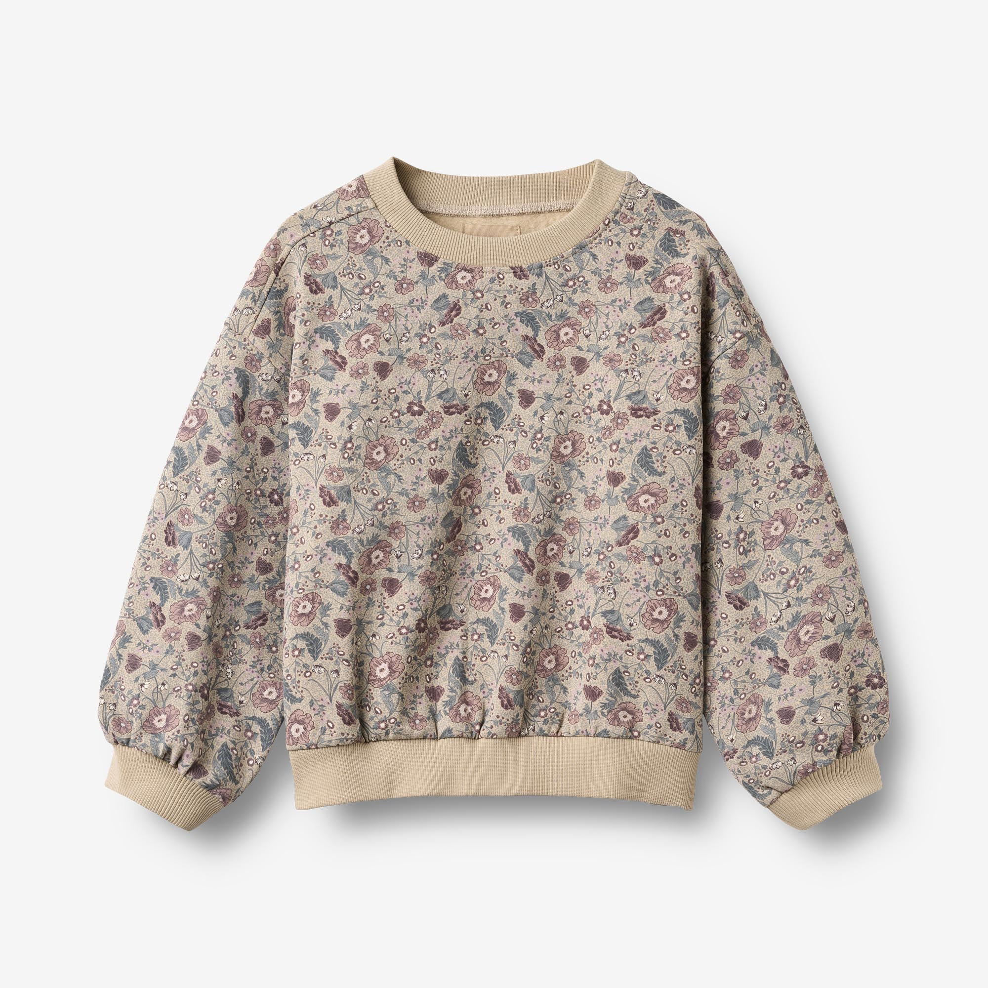 wheat-lia-set-sweatshirt-hose-m-dchen-soft-sand-flowers-bio image 3