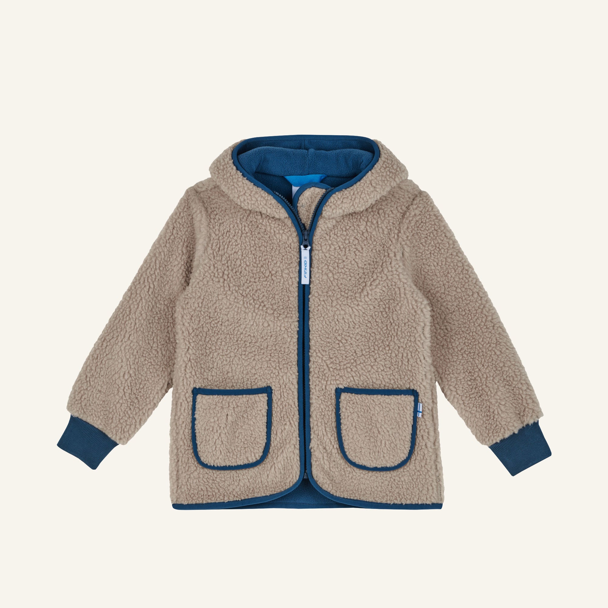 finkid-husky-makea-teddyfleecejacke-kinder-falcon image 1
