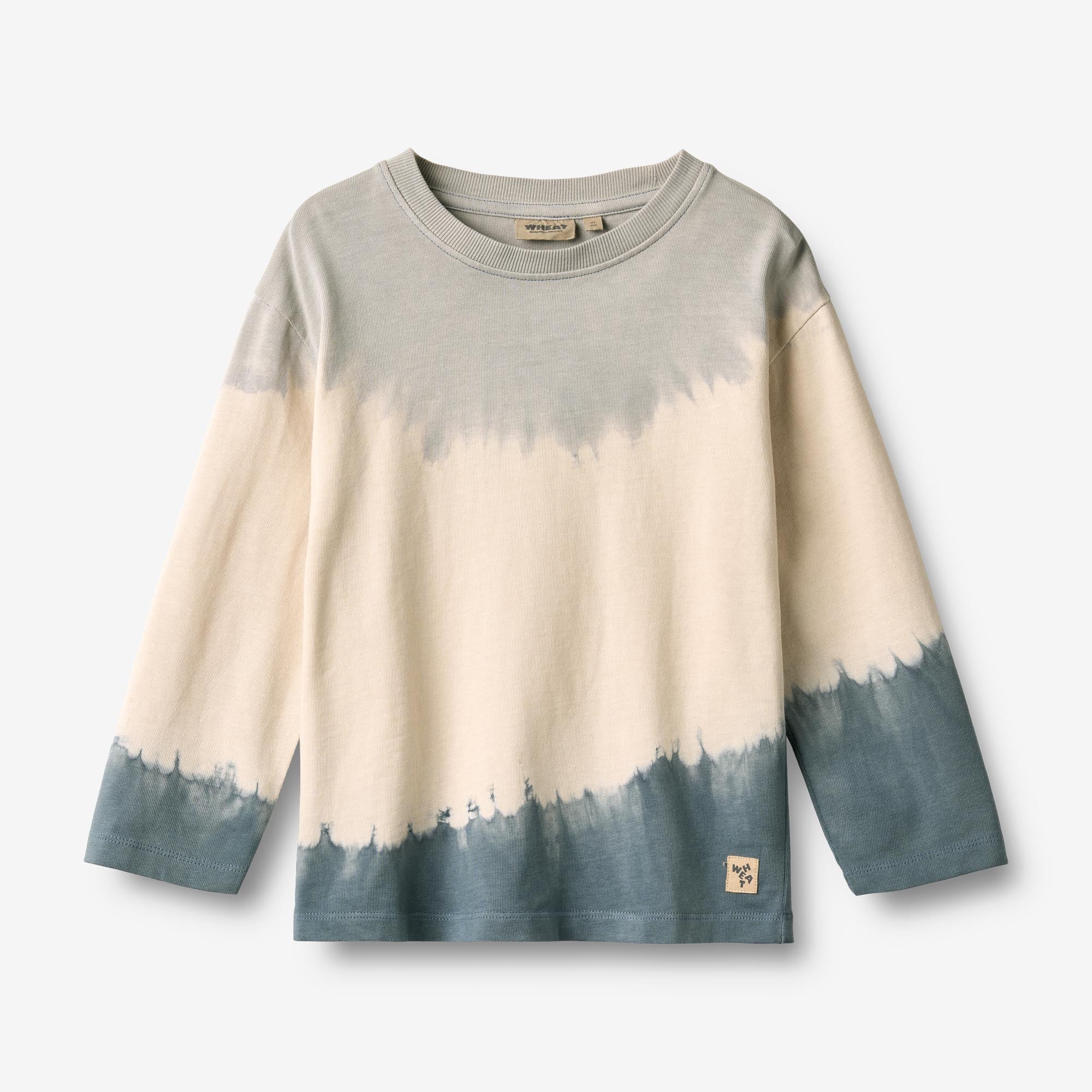 wheat-dixie-langarmshirt-bio-baumwolle-multi-dip-dye image 1