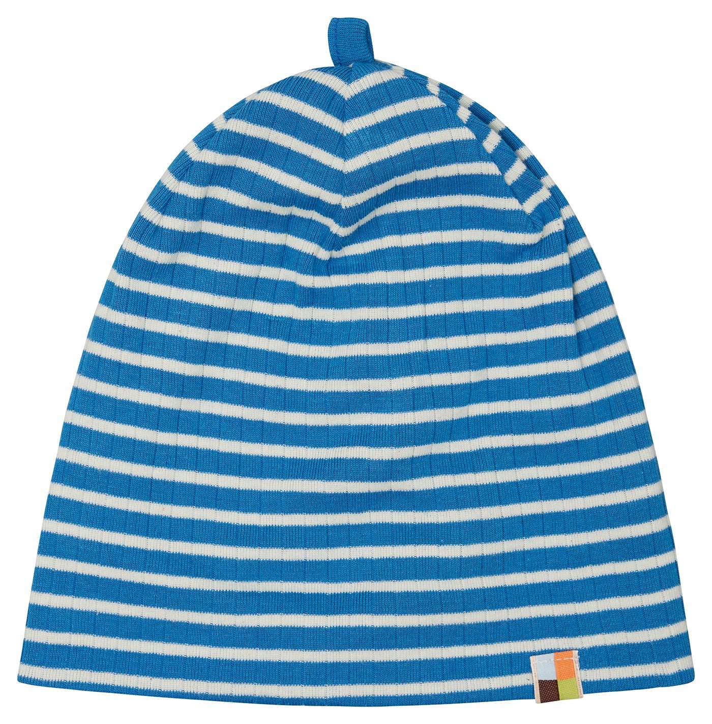 loud-proud-classics-beanie-gestreift-azur-86-92-rippe image 1