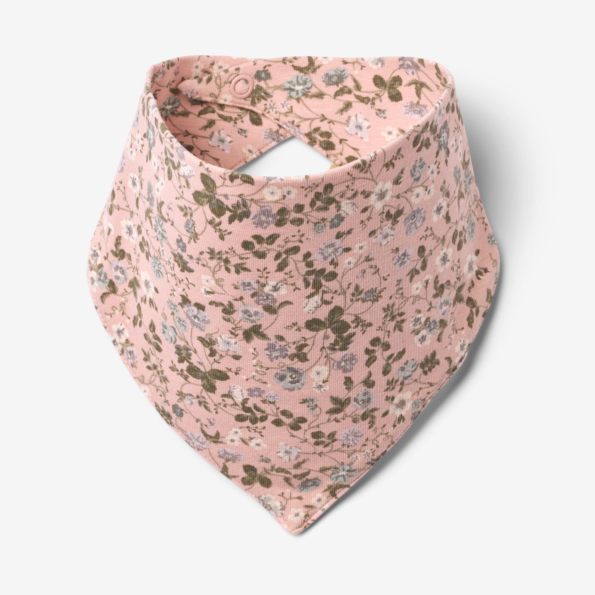 wheat-accessories-2-bib-eden-l-tzchen-rose-powder-flowers-2er-bio-baumwolle image 3