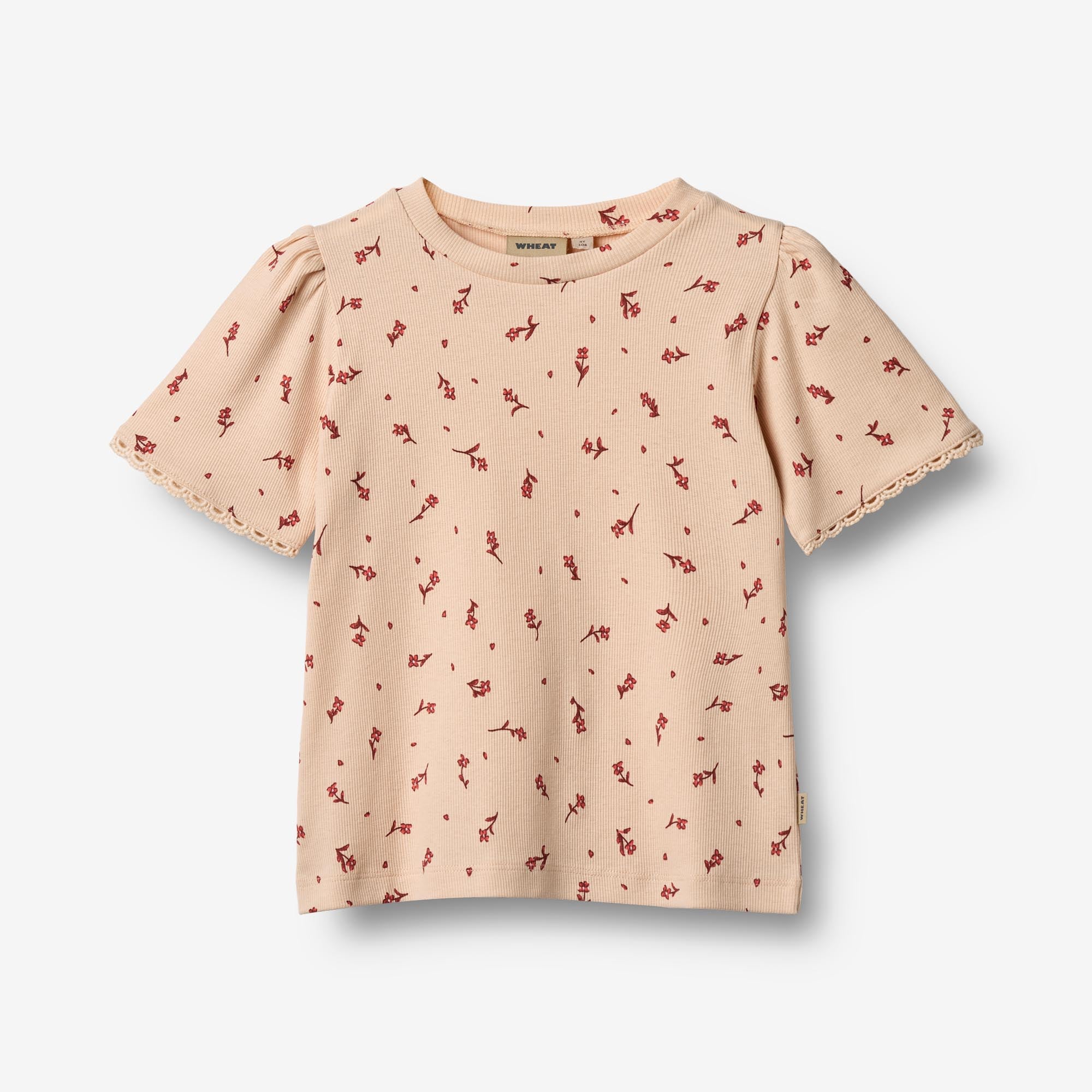 wheat-iris-t-shirt-rose-water-flowers-shirt-bio-kurzarm image 1