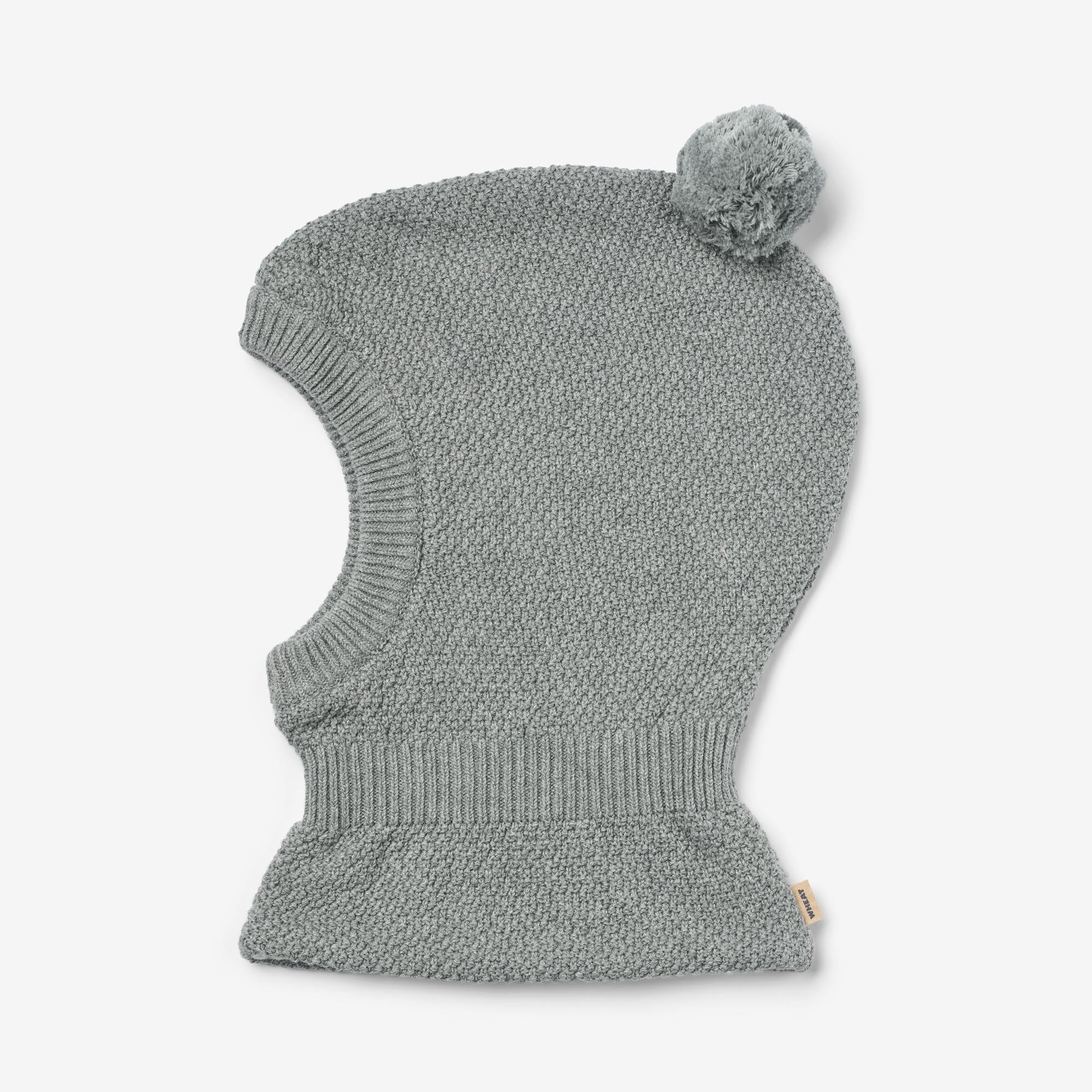 wheat-pomi-strick-balaclava-grey-melange-bio-baumwolle image 1