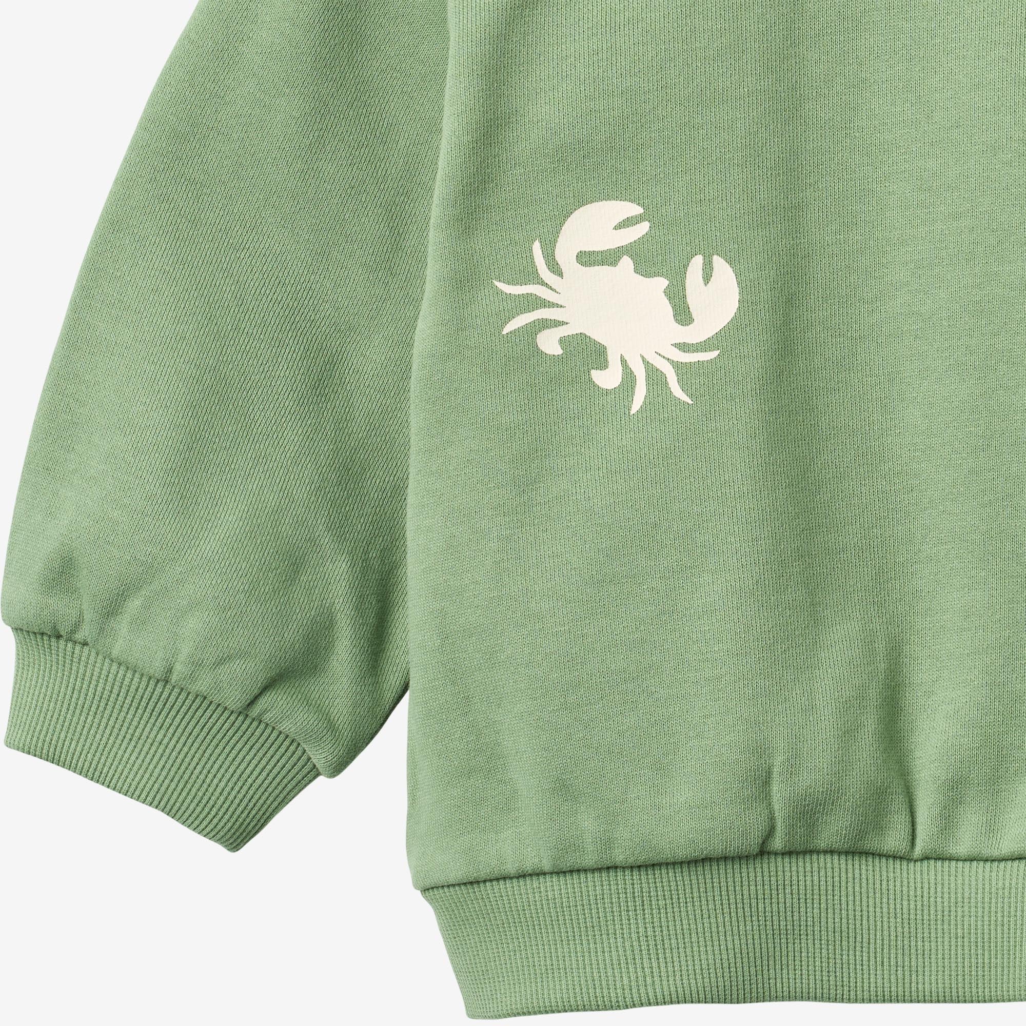 wheat-elliot-sweatshirt-baby-jade-green-bio-baumwolle image 3