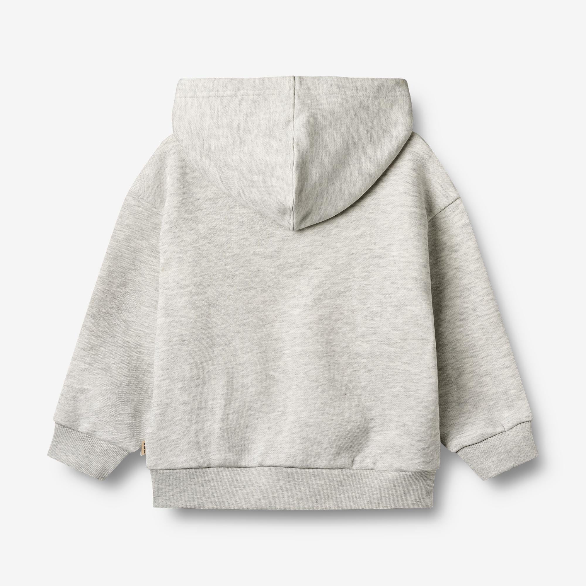 wheat-francis-hoodie-light-melange-grey-bio-baumwolle image 3