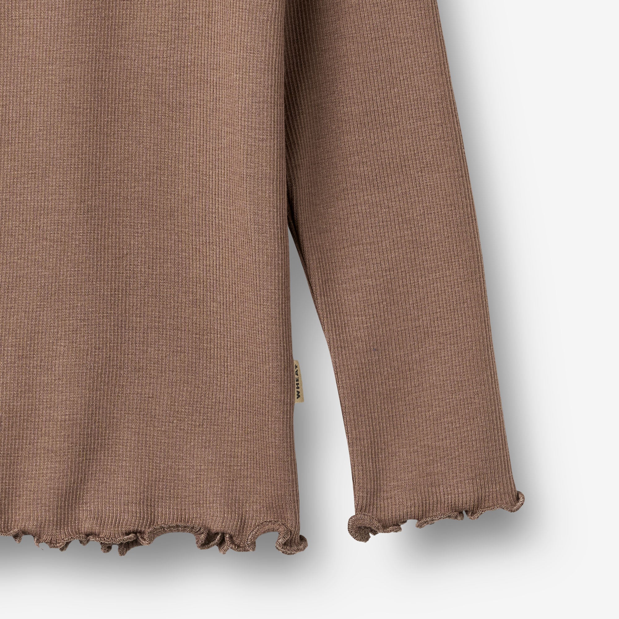 wheat-clothing-ida-langarmshirt-toffee-brown-bio-jersey-92-152 image 5
