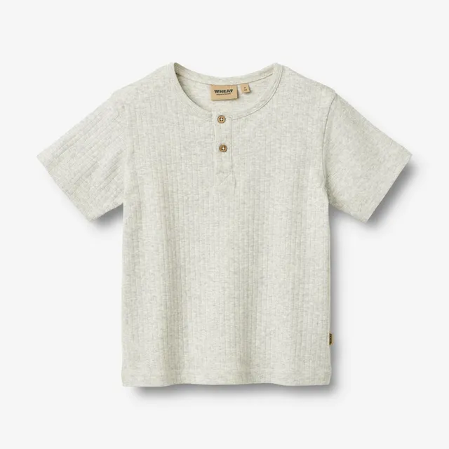 wheat-lumi-t-shirt-kinder-melange-grey-bio-baumwolle image 1