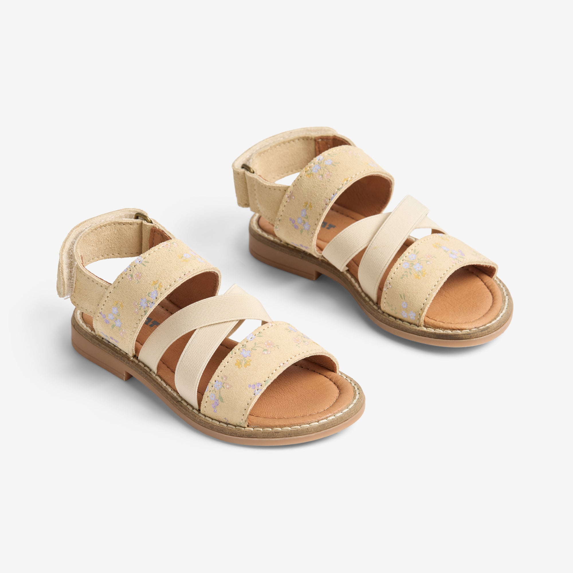 wheat-sandal-yuri-barely-apricot-flowers-sandale-wildleder-m-dchen image 1