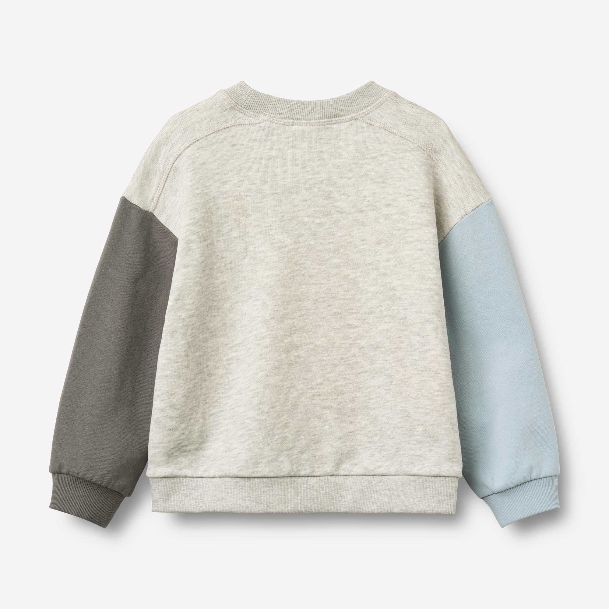 wheat-lennon-badge-sweatshirt-light-melange-grey image 3