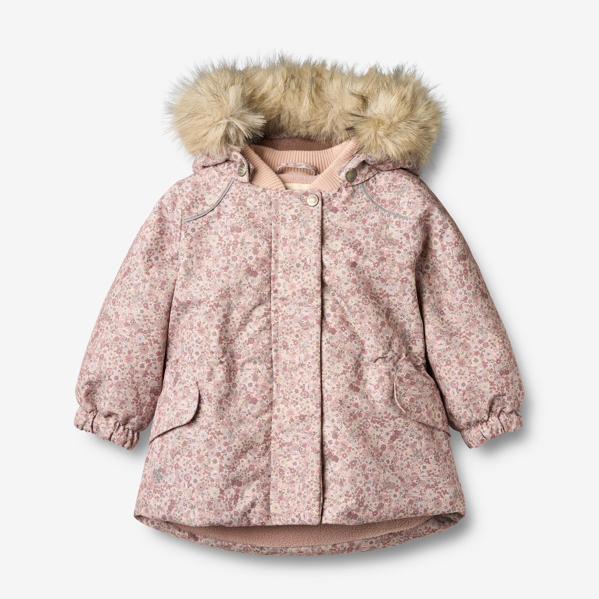 wheat-mathilde-winterjacke-rose-dust-flowers-m-dchen-wasserdicht image 1