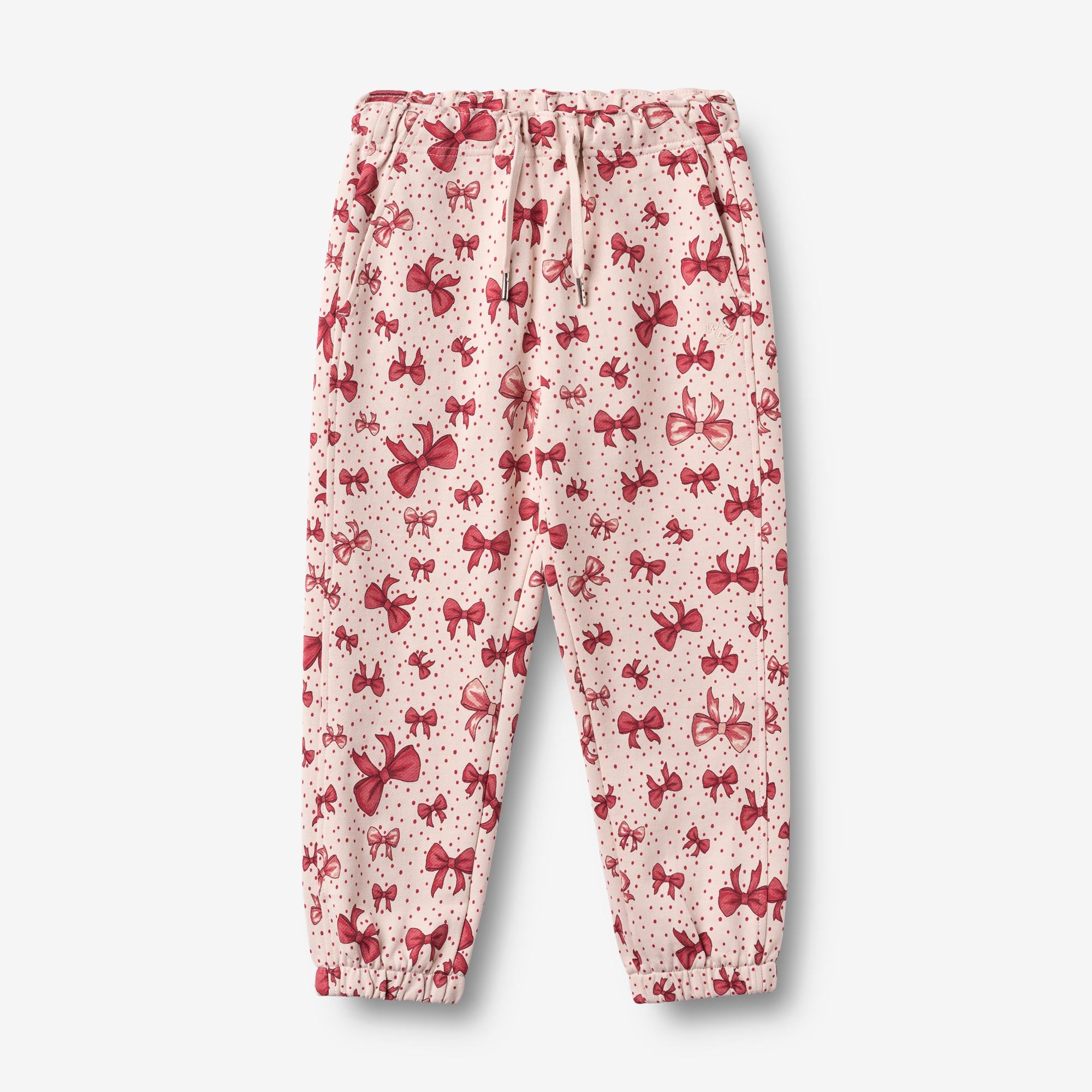 wheat-sweatpants-cosmo-jogginghose-almond-peach-bows image 1