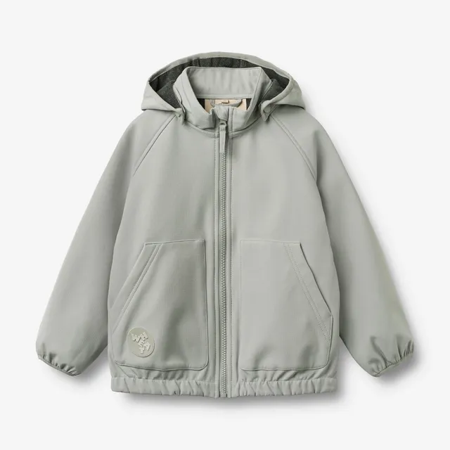wheat-alleo-softshelljacke-grau-outdoorjacke-15000mm image 1