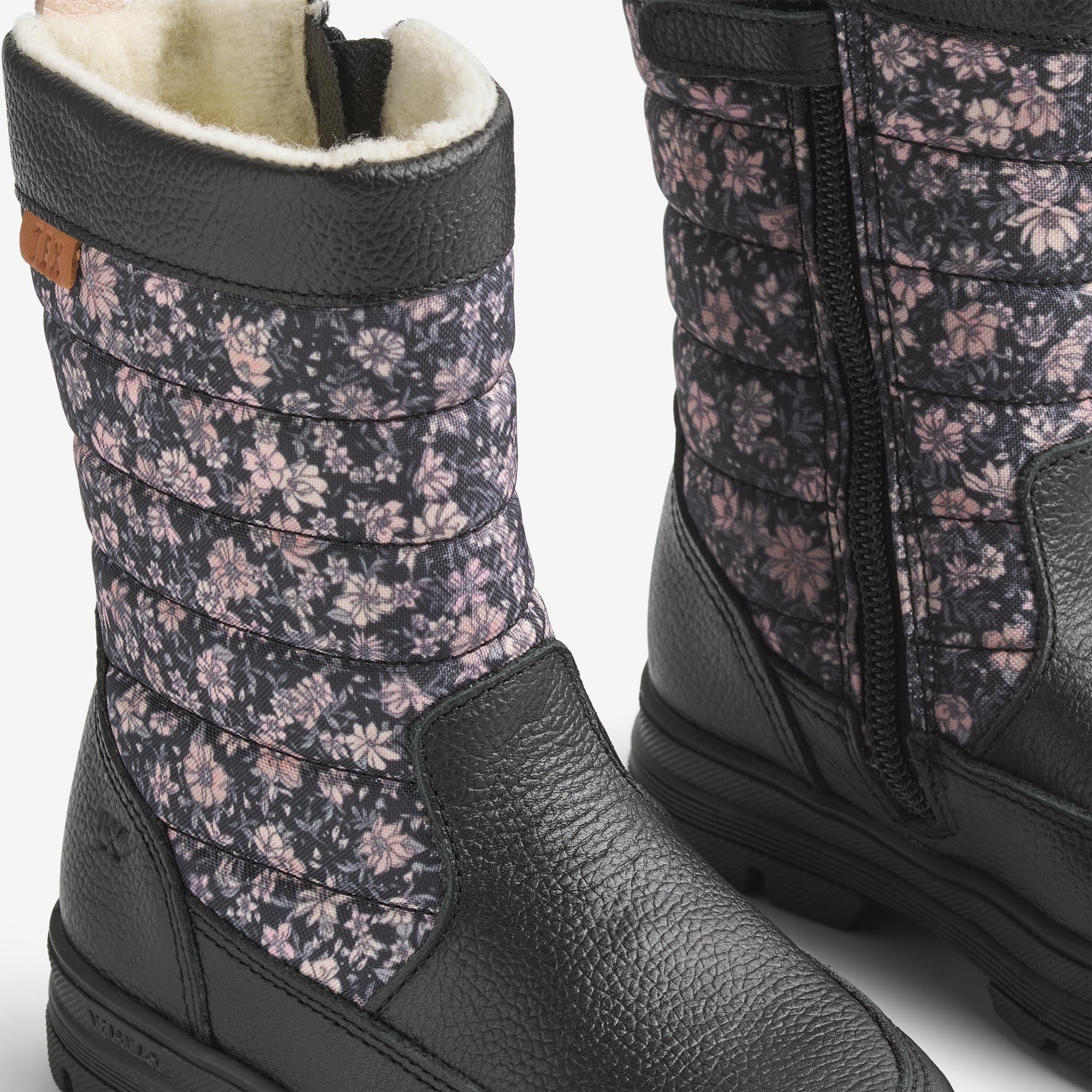 wheat-koa-winterstiefel-dark-charcoal-flowers-leder-gr-22-35 image 4