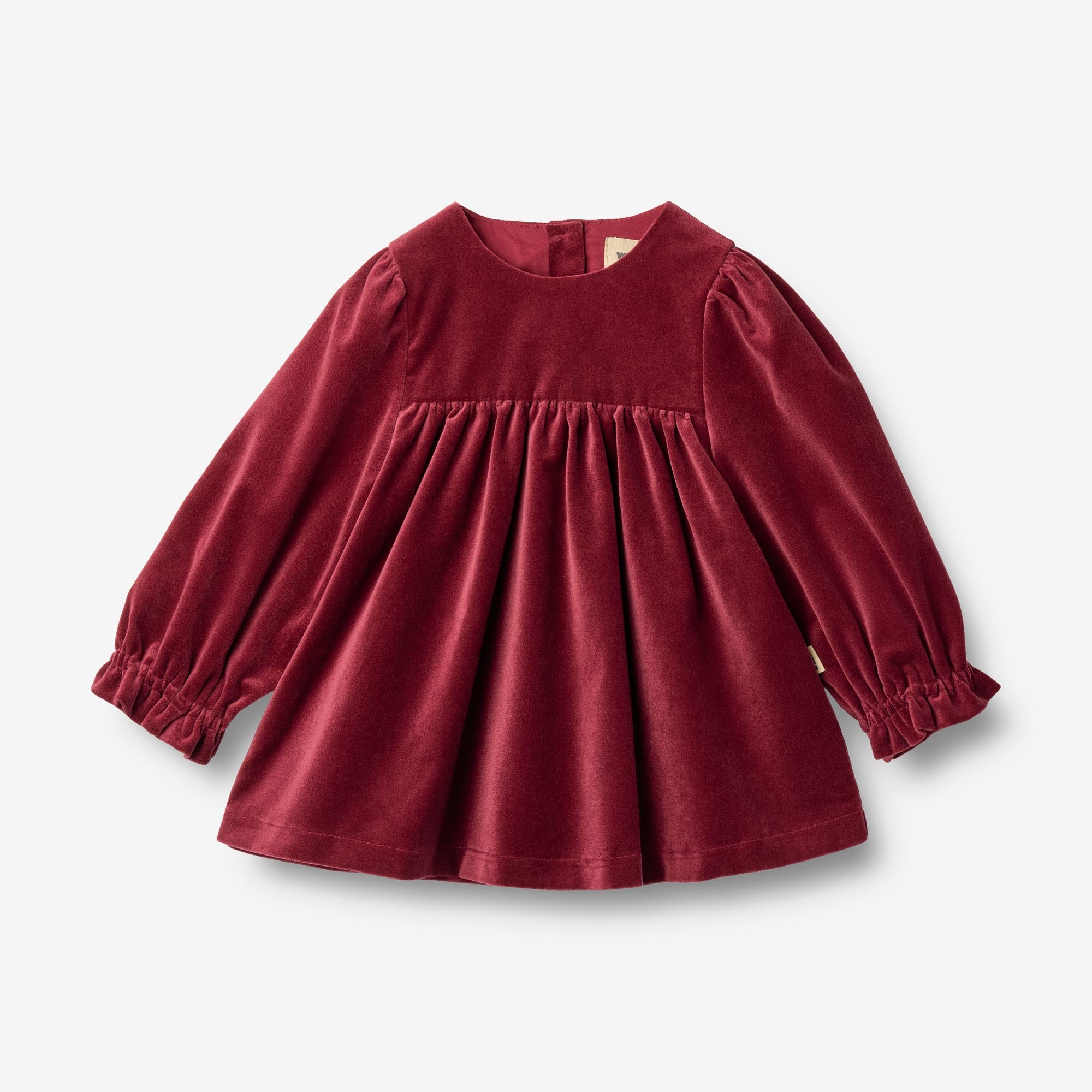 wheat-elvira-langarmkleid-baby-ruby-red-bio-baumwolle image 1