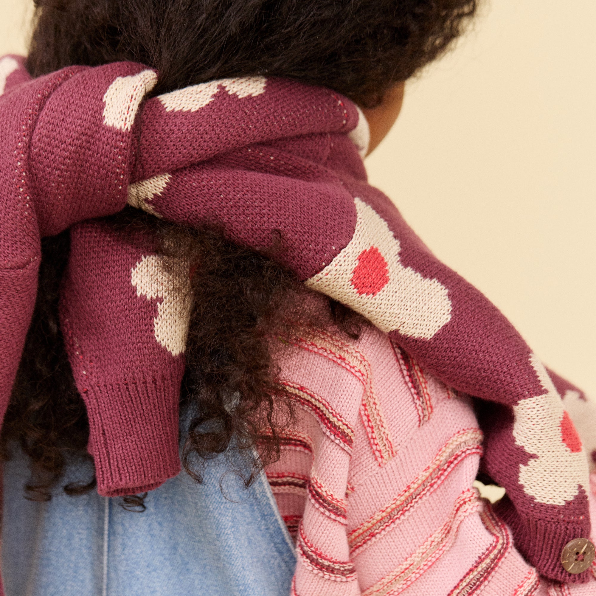 wheat-pullover-harlow-berry-cream-stripe-streifenpullover image 6