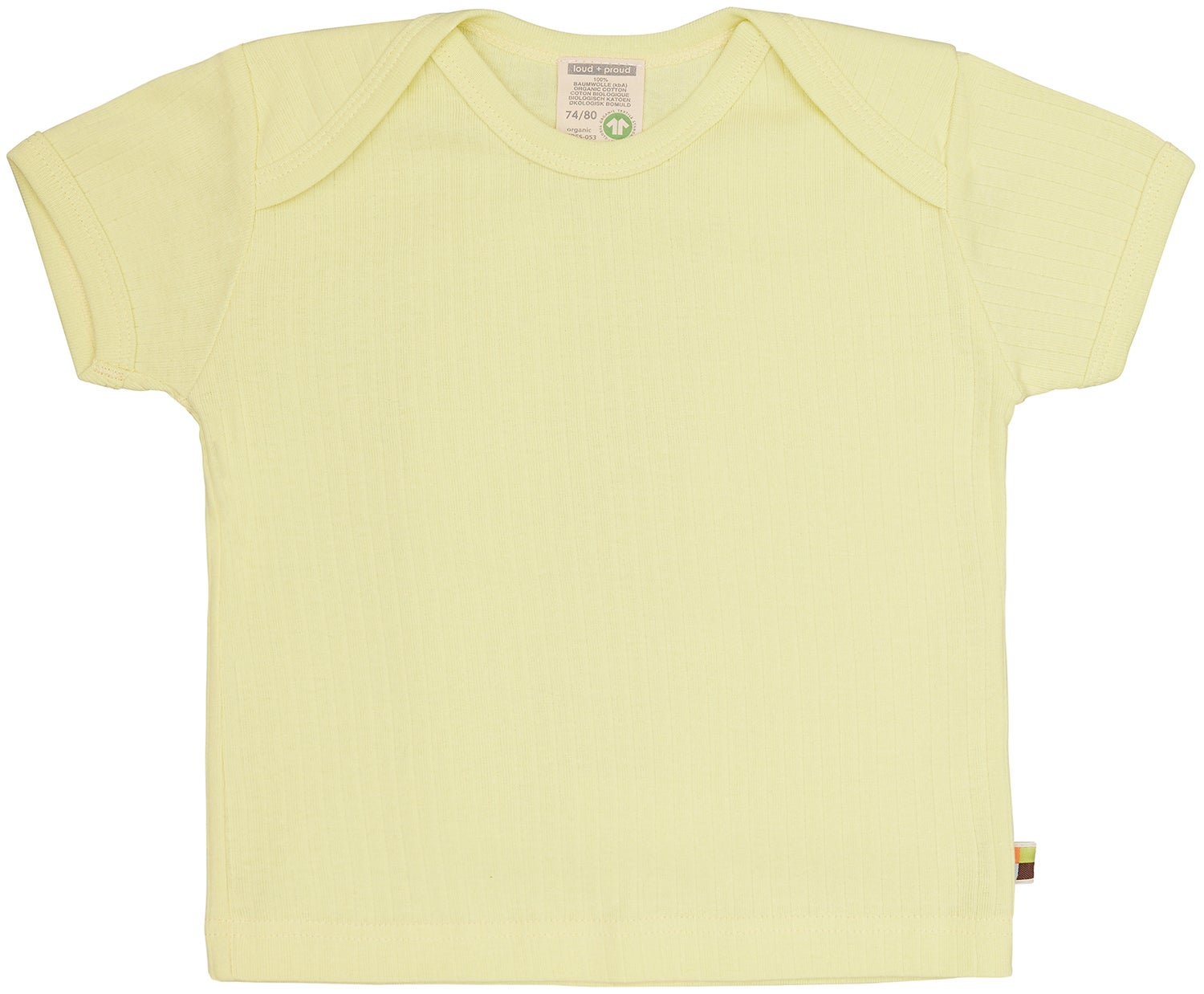 loud-proud-classics-t-shirt-derby-rib-shirt-blonde-62-68 image 1