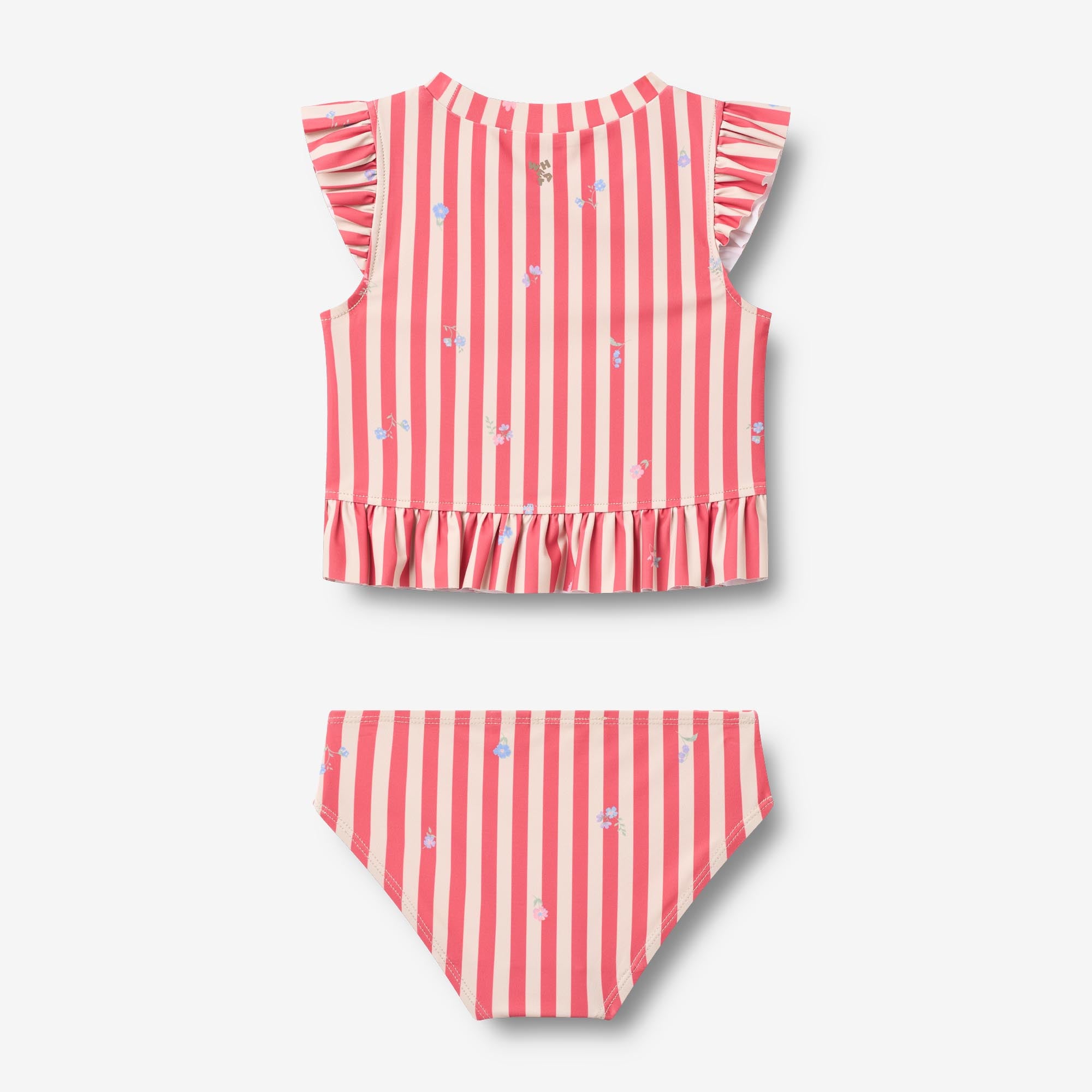 wheat-alma-swim-set-2-teilig-m-dchen-red-stripe-flowers-uv image 2