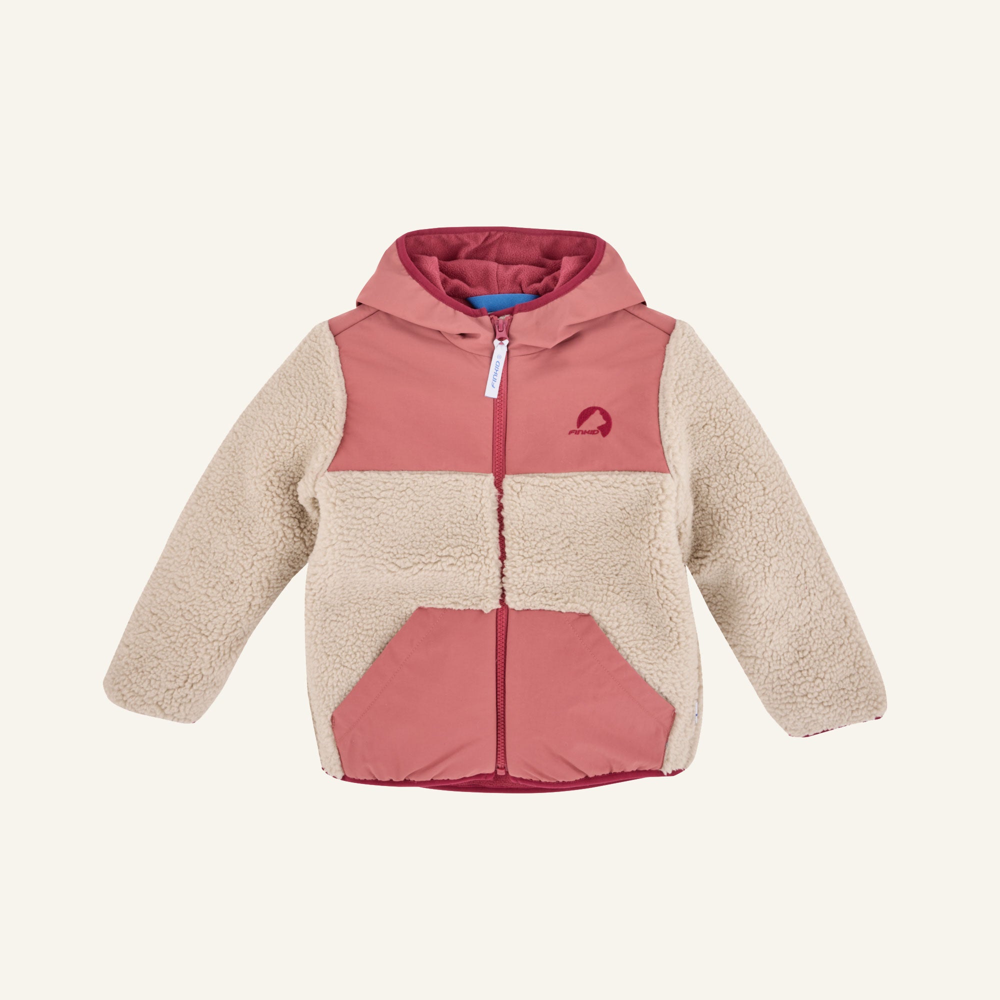 finkid-husky-kisko-teddy-teddyfleece-jacke-denim-navy image 4
