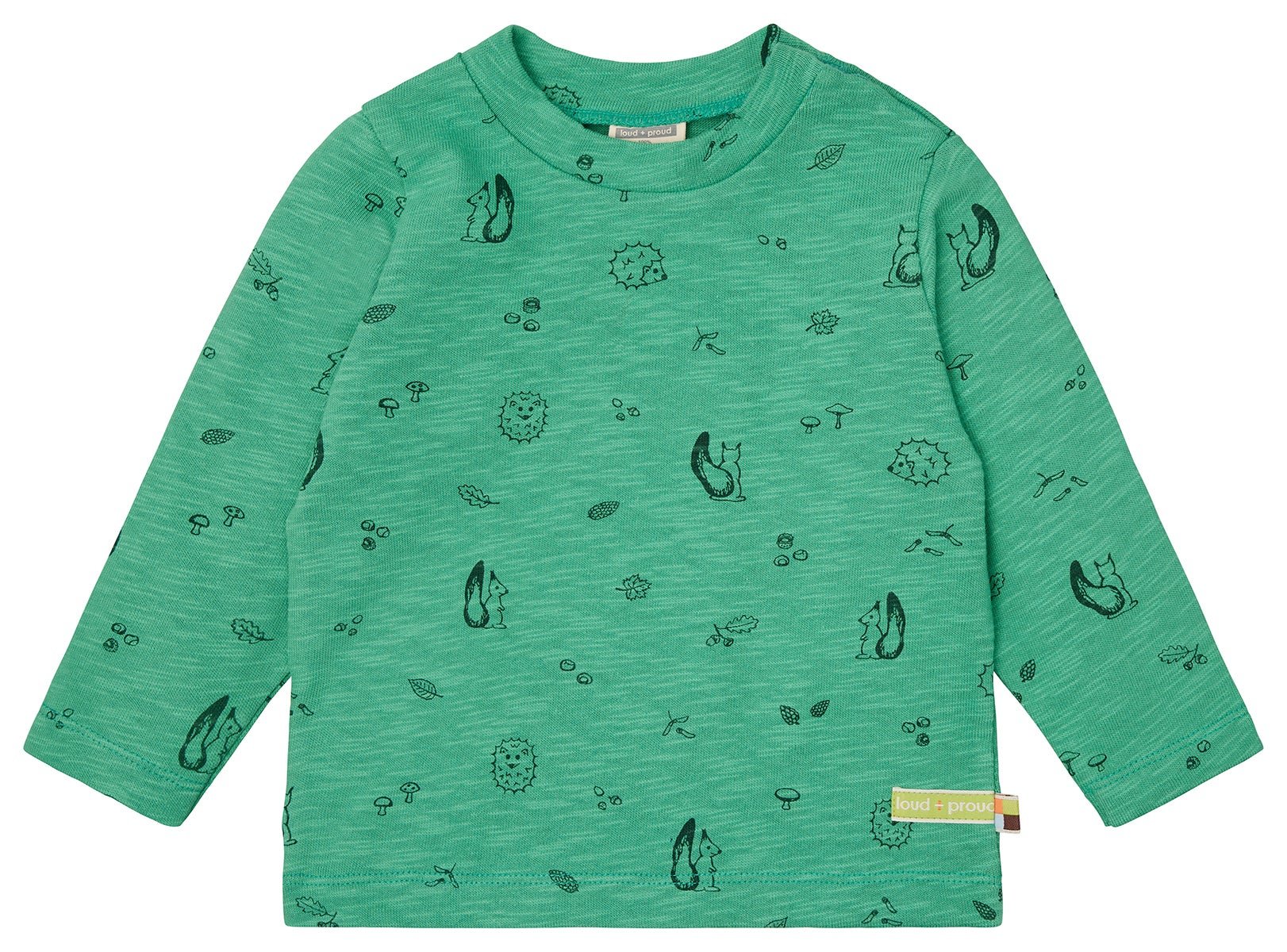 loud-proud-classics-shirt-slub-azur-langarm-waldmotiv image 7