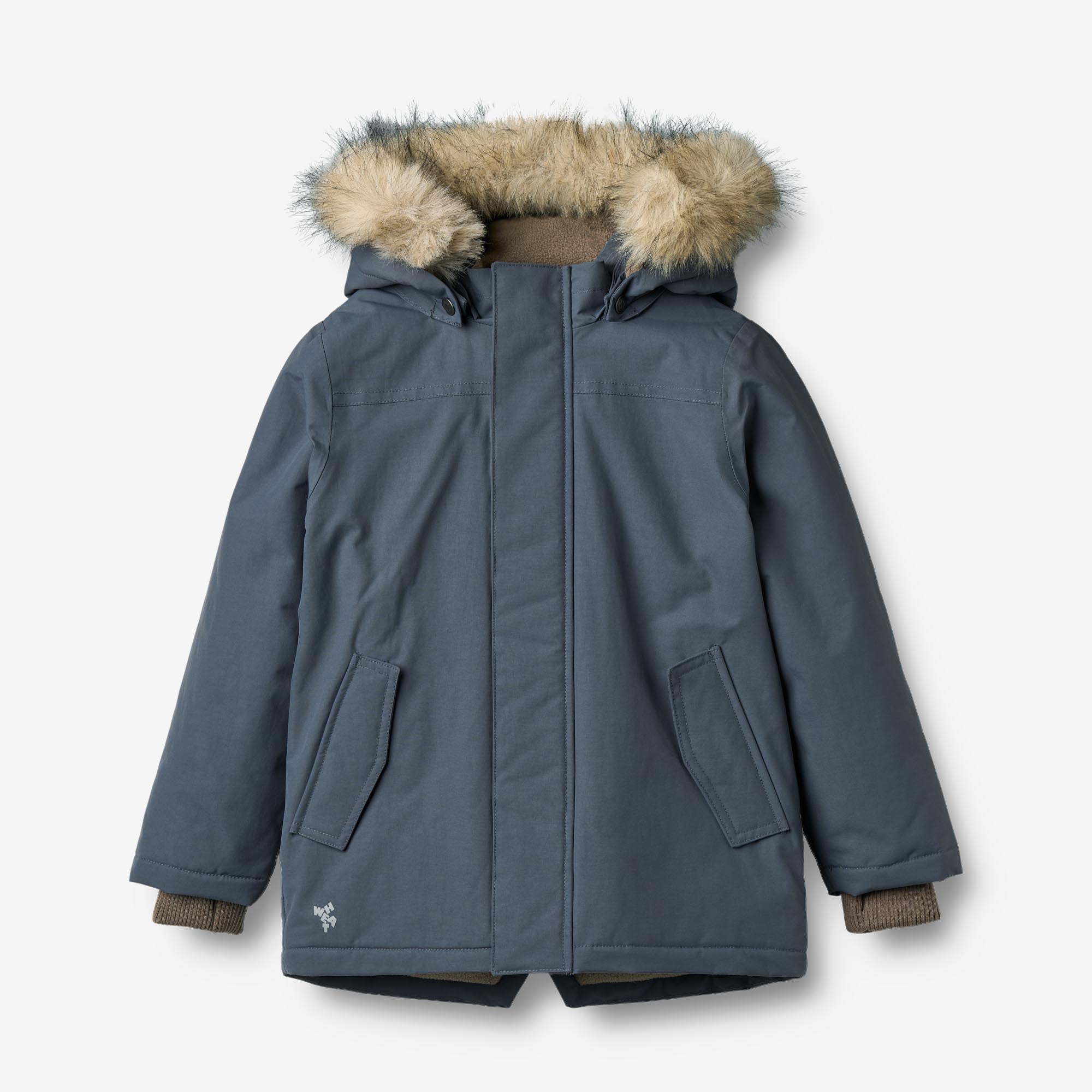 wheat-kasper-jacket-winterjacke-greyblue-recycling-nylon image 2