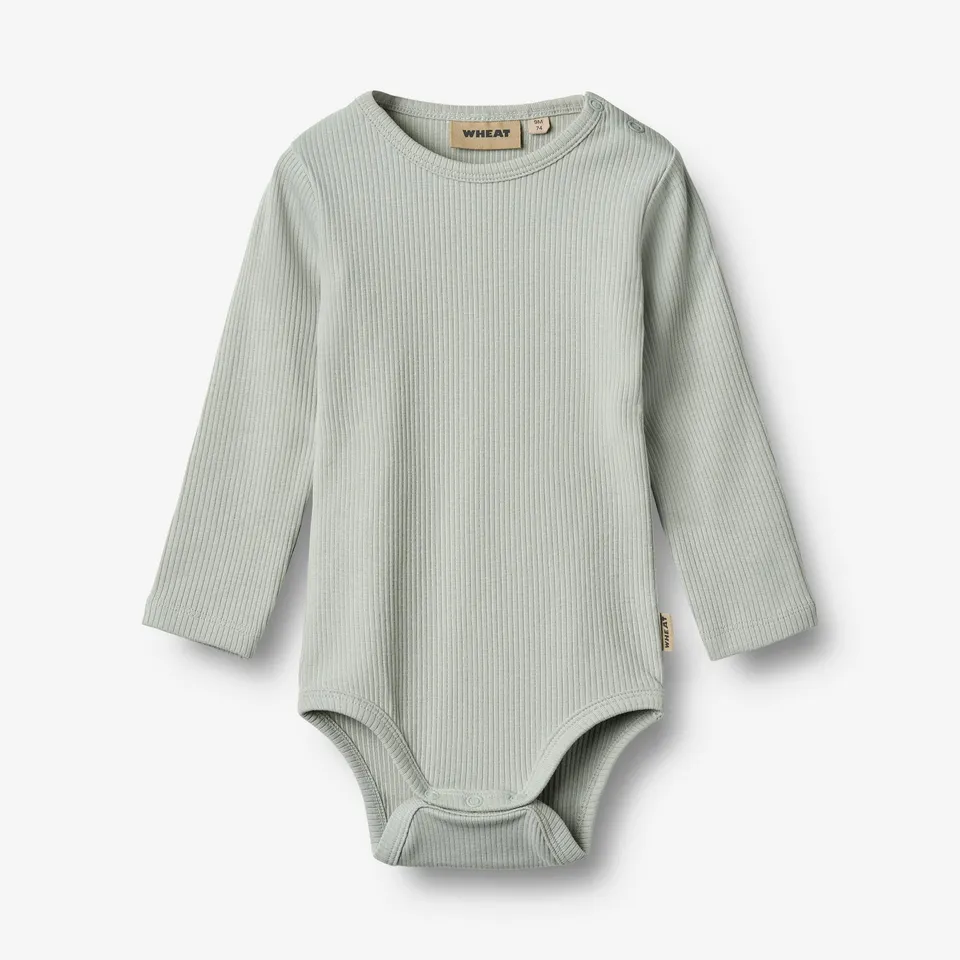 wheat-spencer-langarmbody-rainy-sky-baby-bio-baumwolle image 1