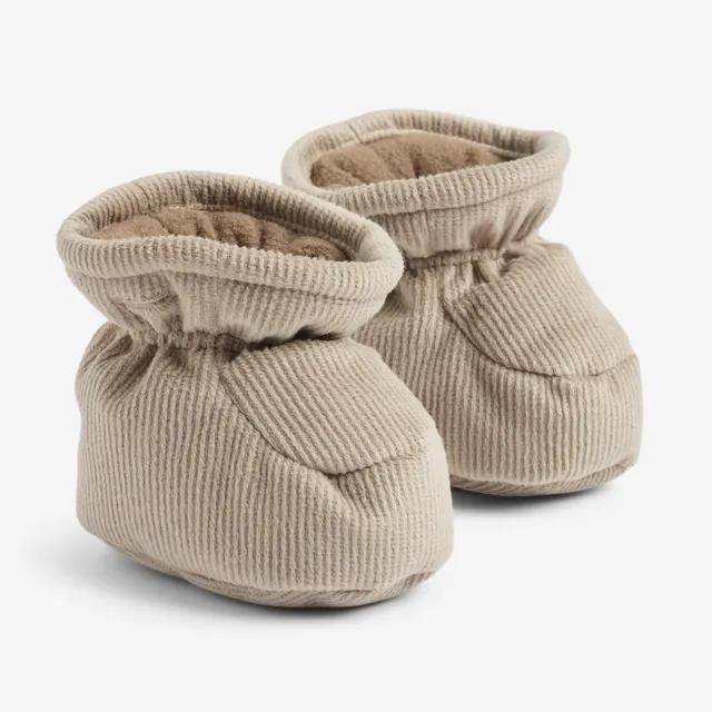 wheat-accessories-puffer-booties-fuffa-babyschuhe-grey-stone image 1