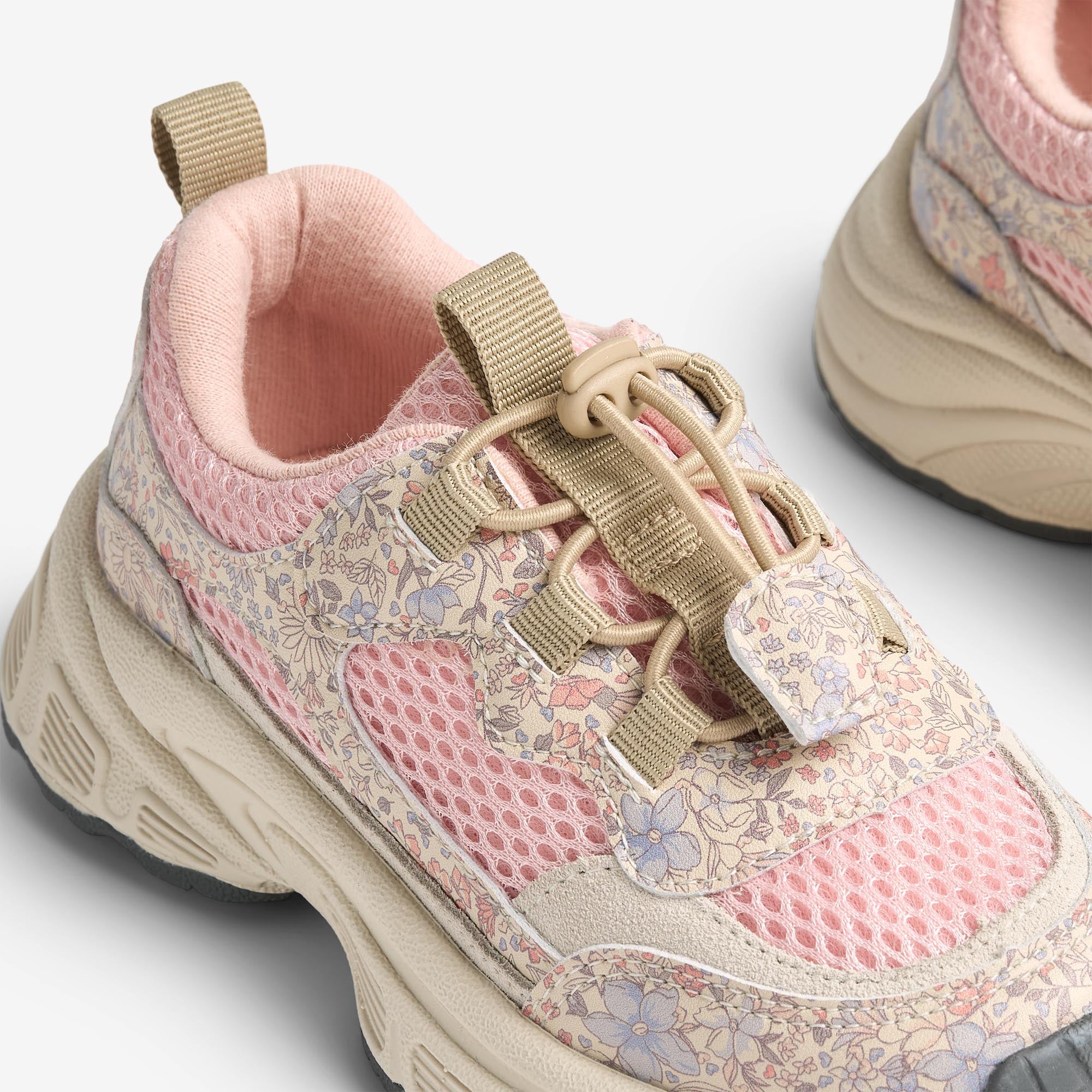 wheat-arthur-sneaker-air-blue-flowers-leder-kinderschuhe image 4