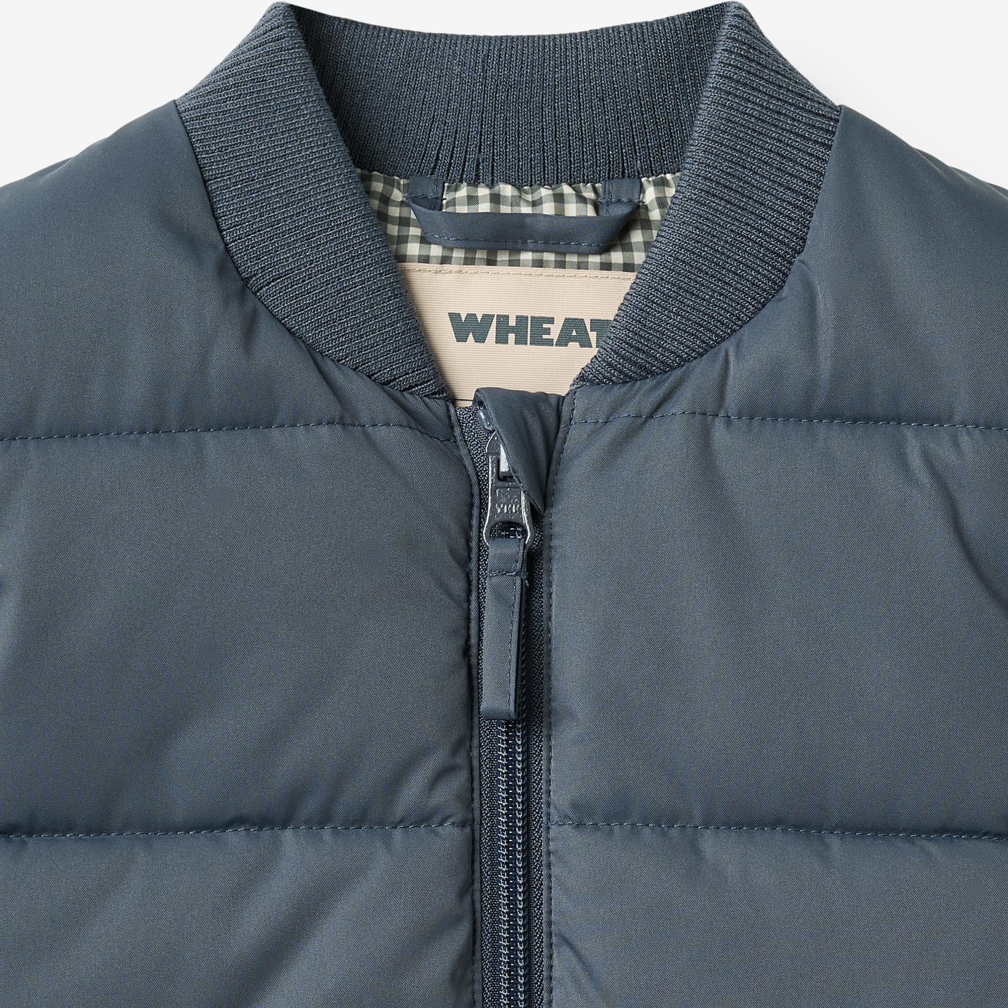 wheat-lakas-puffer-weste-kinder-greyblue-recycelt image 3