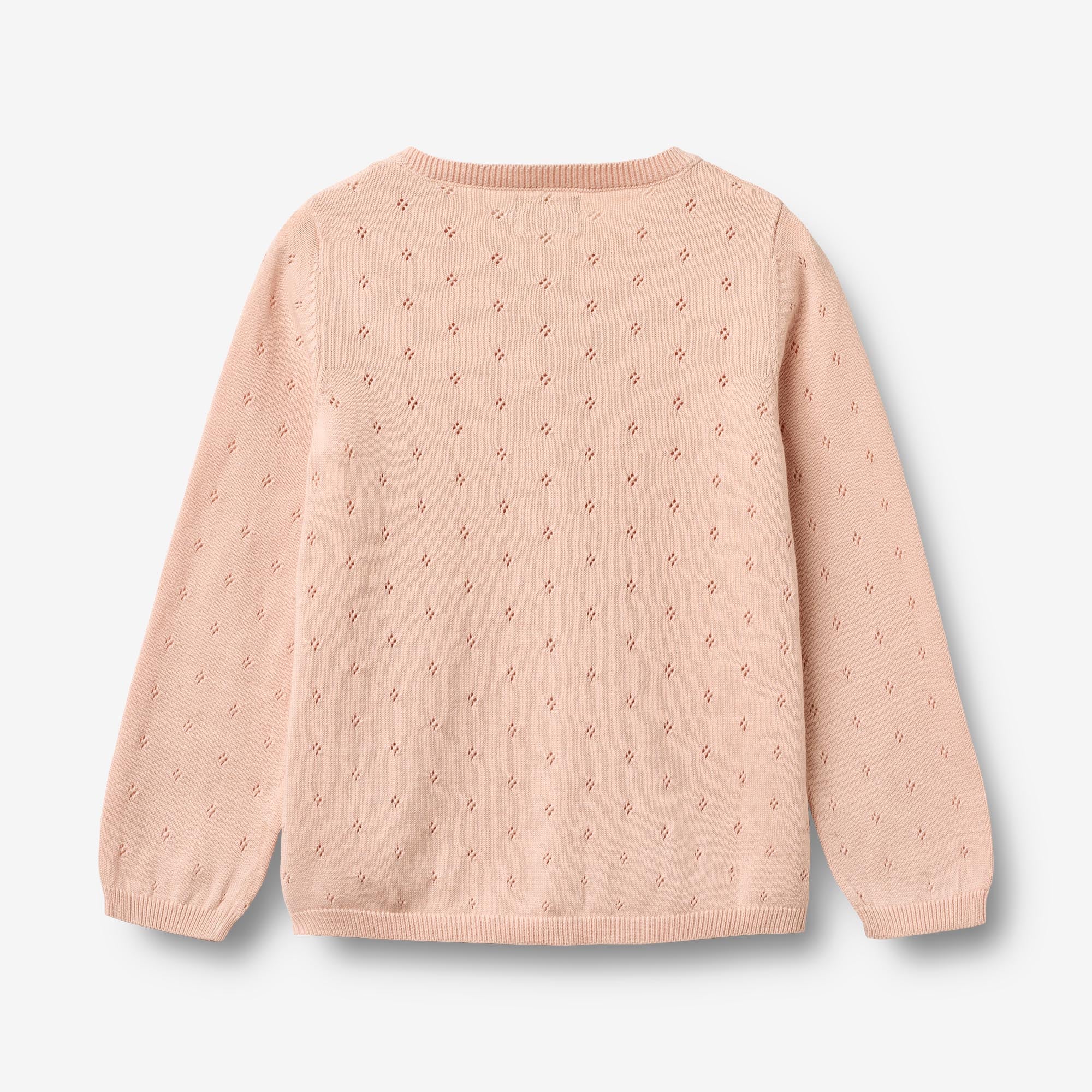 wheat-maia-strickjacke-powder-bio-baumwolle-knopfleiste image 2