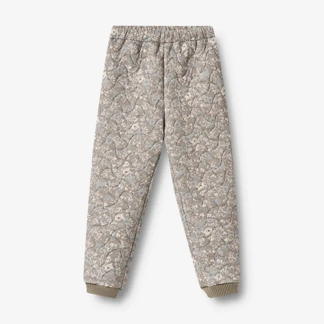 wheat-alex-thermohose-kinder-grey-stone-flowers-recycelt image 1