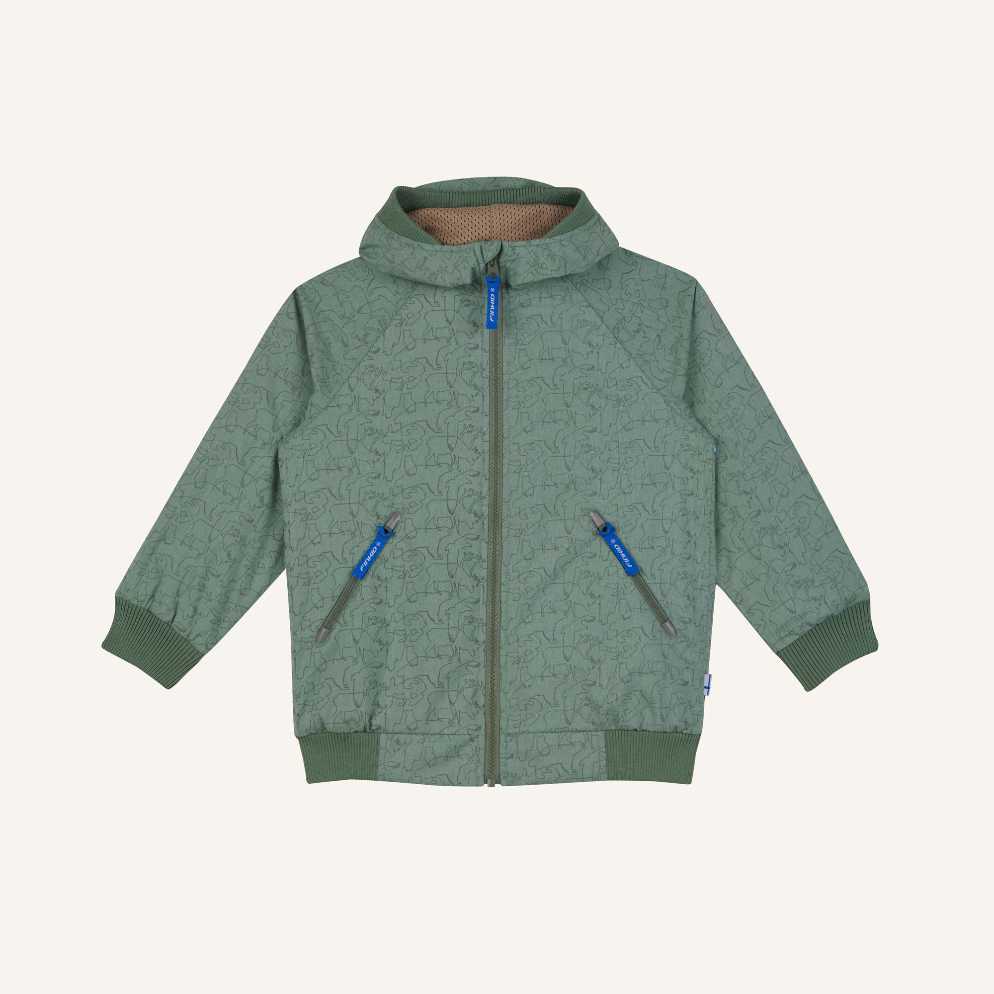 finkid-husky-tallessa-outdoorjacke-terra-cotta-reflektierend image 4