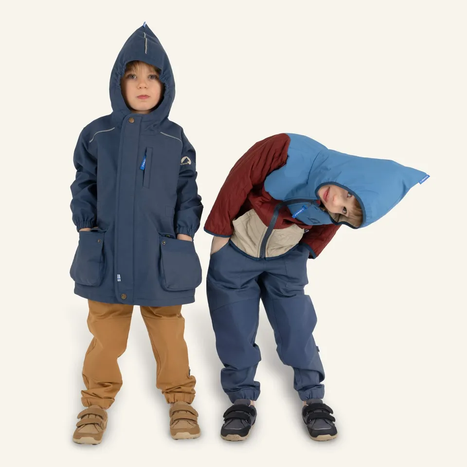 finkid-husky-tonttu-air-zip-in-innenjacke-deep-water-denim-leichte-steppjacke-f- image 1