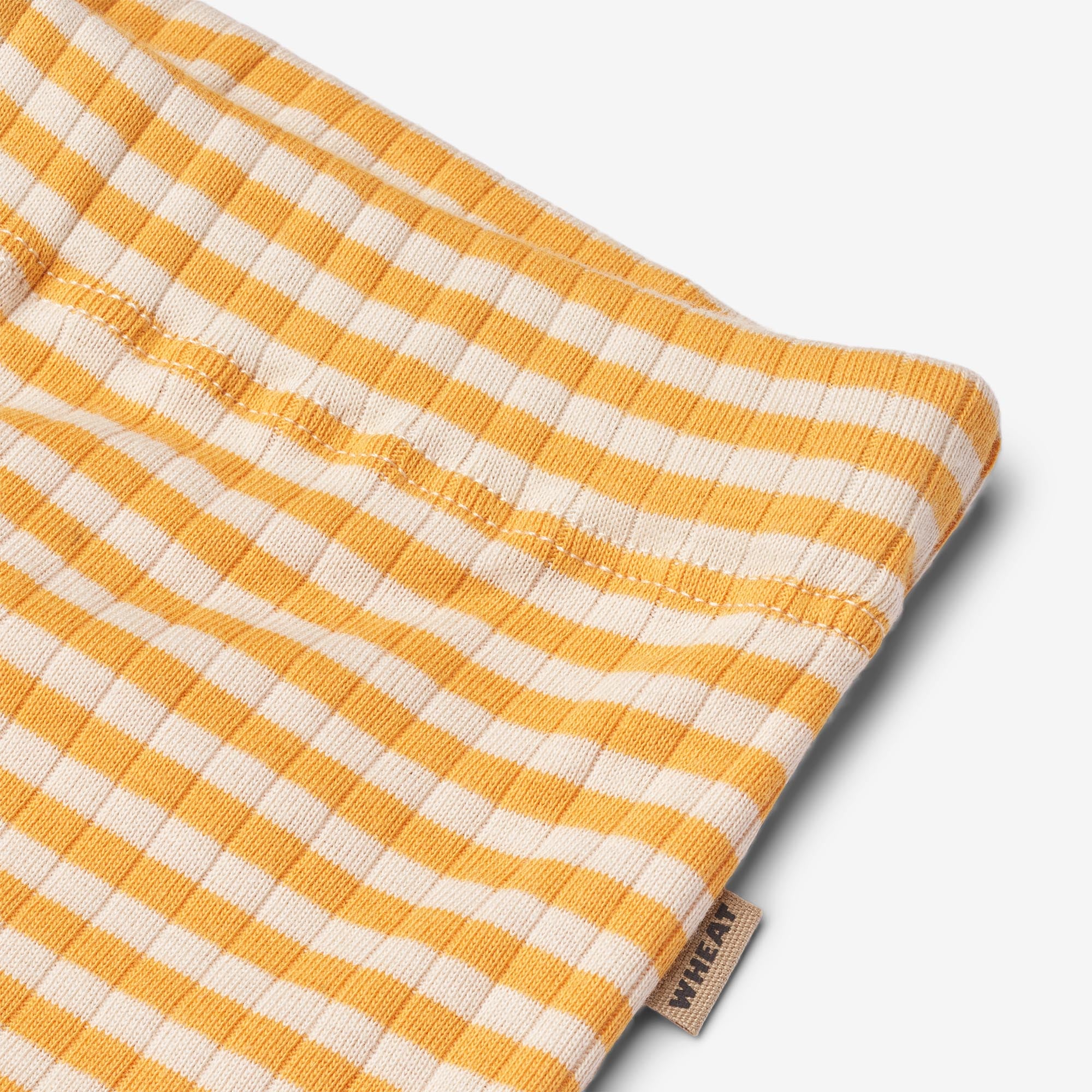 wheat-ela-jerseyhose-gelb-gestreift-m-dchen-bio-baumwolle image 4