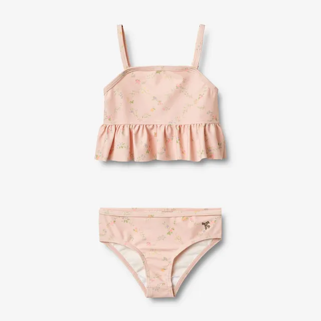 wheat-l-rke-bikini-powder-checked-flowers-upf-40 image 1