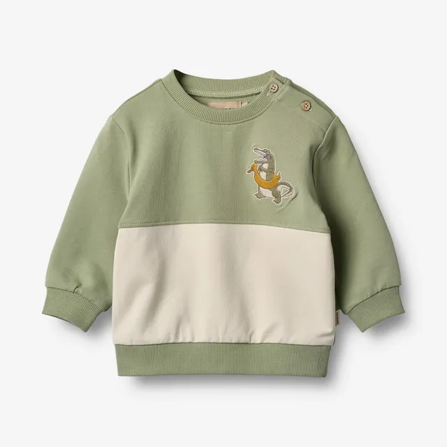 wheat-carly-sweatshirt-green-tea-bio-baumwolle image 1