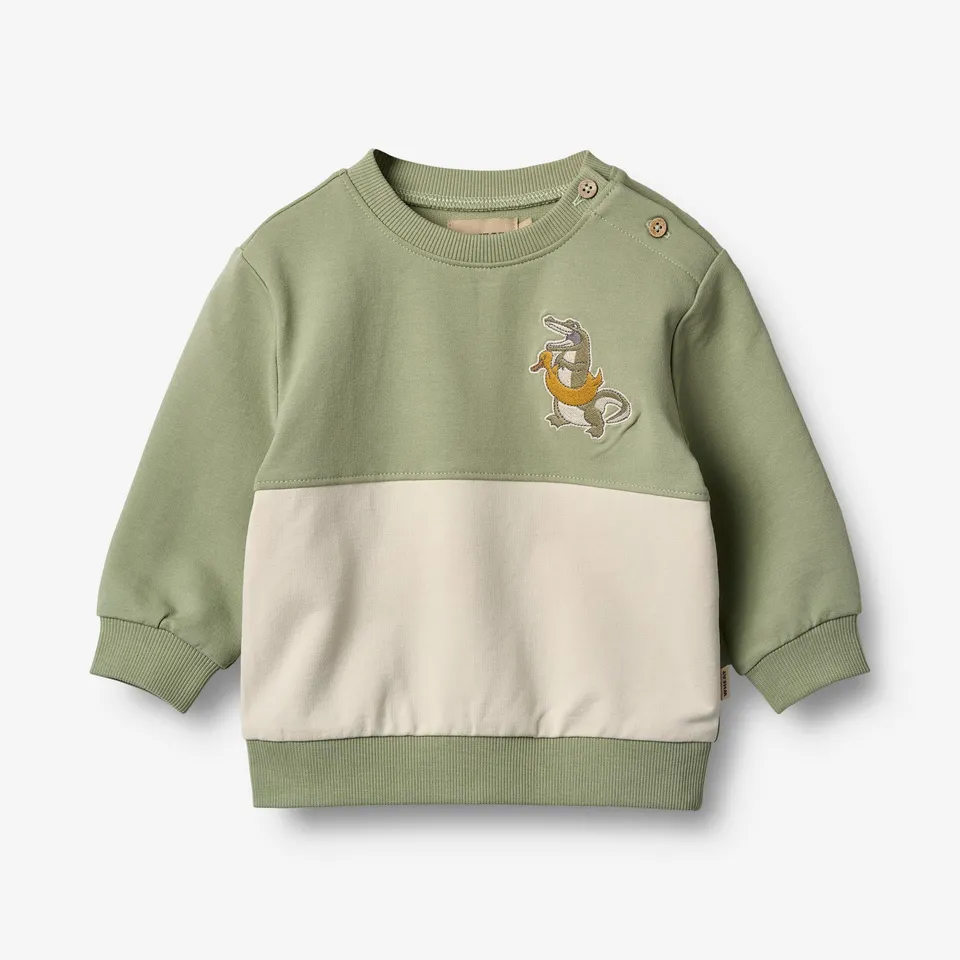 wheat-carly-sweatshirt-green-tea-bio-baumwolle image 1
