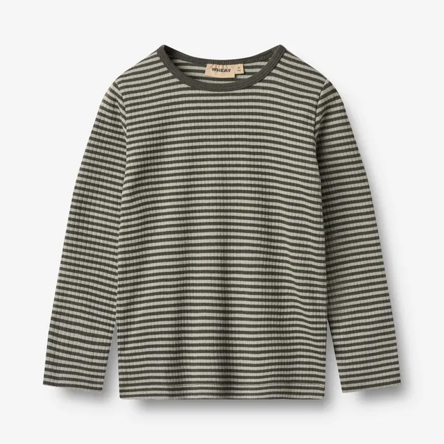 wheat-stig-langarmshirt-winter-forest-stripe-bio-gestreift image 1