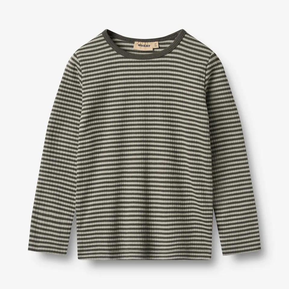 wheat-stig-langarmshirt-winter-forest-stripe-bio-gestreift image 1