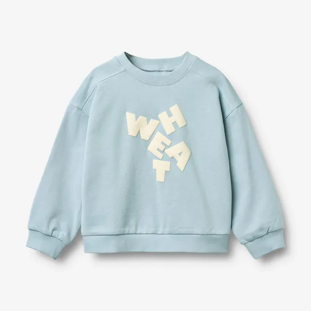 wheat-lennon-sweatshirt-kinder-summer-sky-bio-baumwolle image 1
