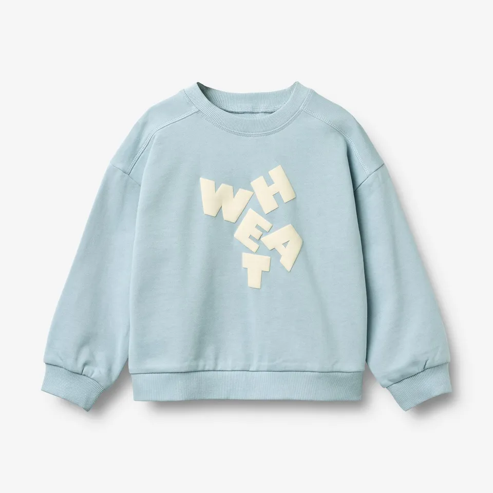 wheat-lennon-sweatshirt-kinder-summer-sky-bio-baumwolle image 1