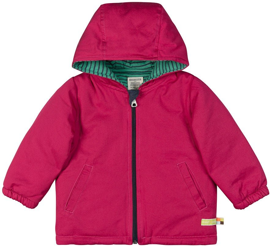 loud-proud-classics-jacke-wattiert-kinder-outdoorjacke-berry image 1