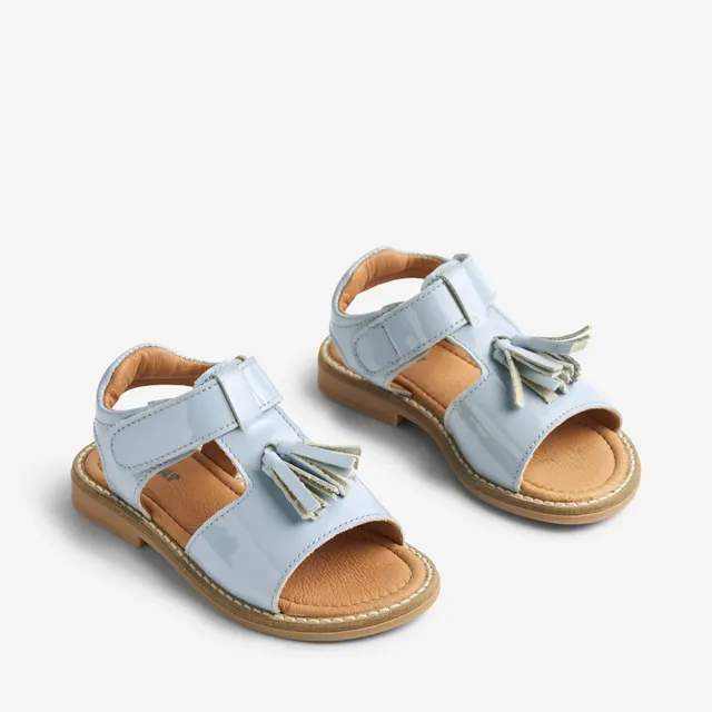wheat-pil-sandale-summer-sky-leder-mit-klett image 1
